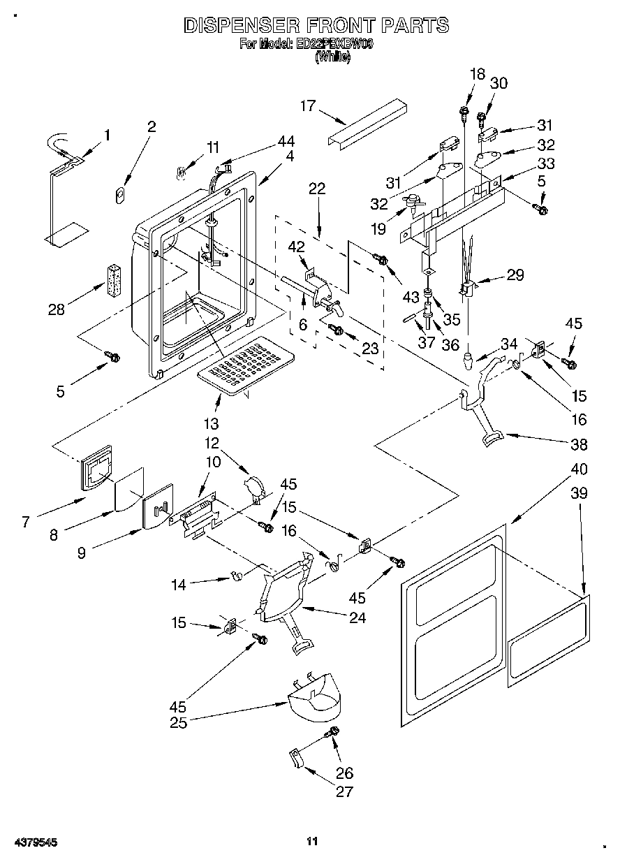 08 - DISPENSER FRONT