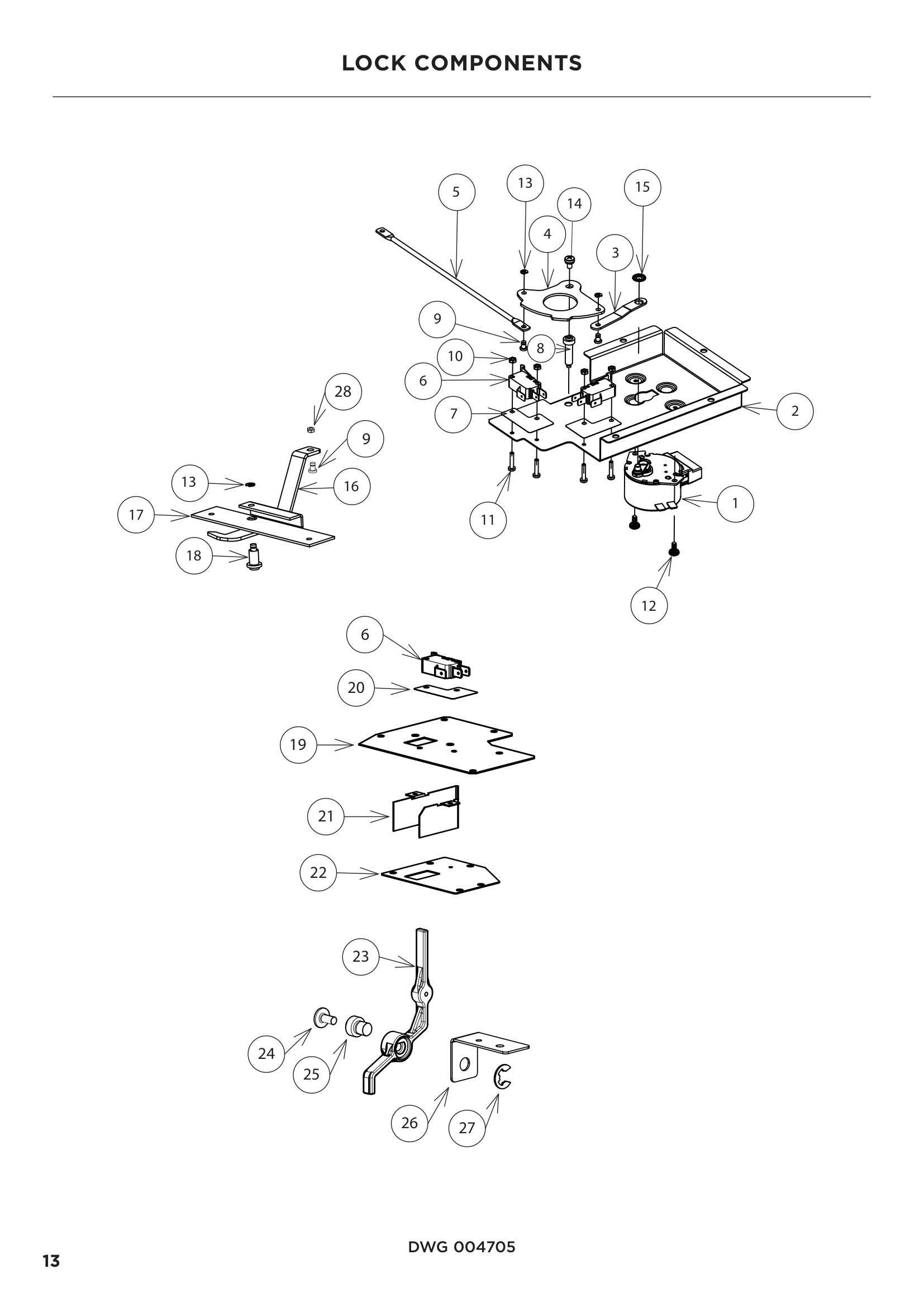 LOCK COMPONENTS