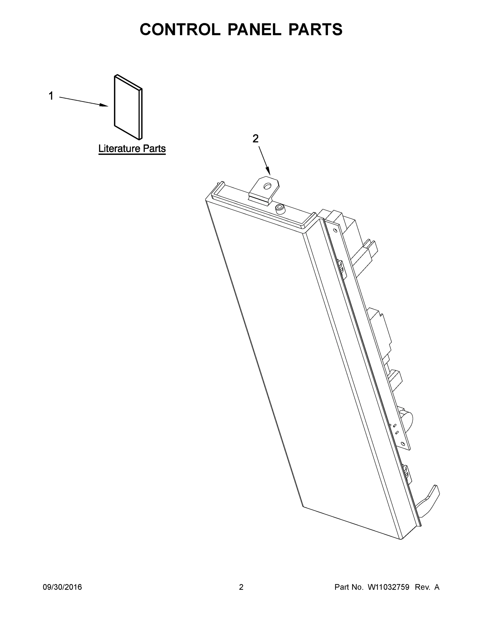 02 - CONTROL PANEL PARTS