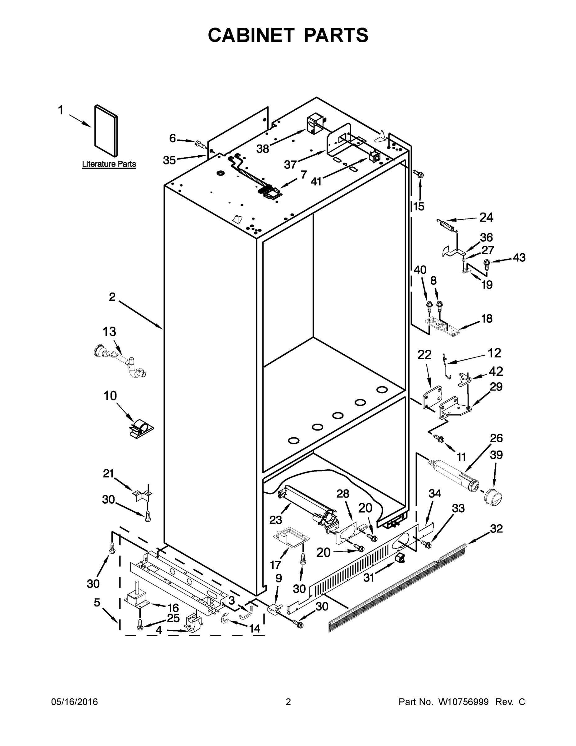 02 - CABINET PARTS