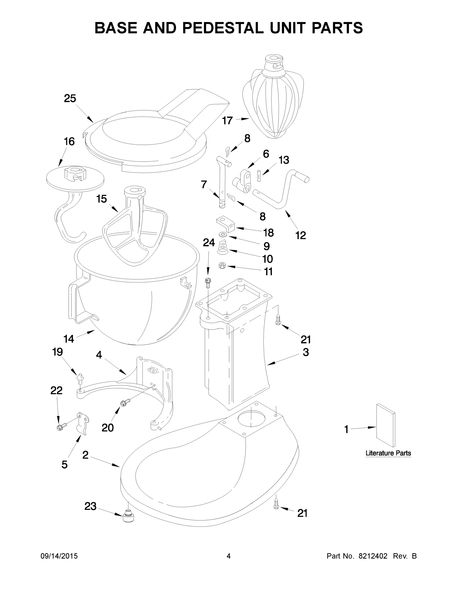 03 - BASE AND PEDESTAL UNIT PARTS