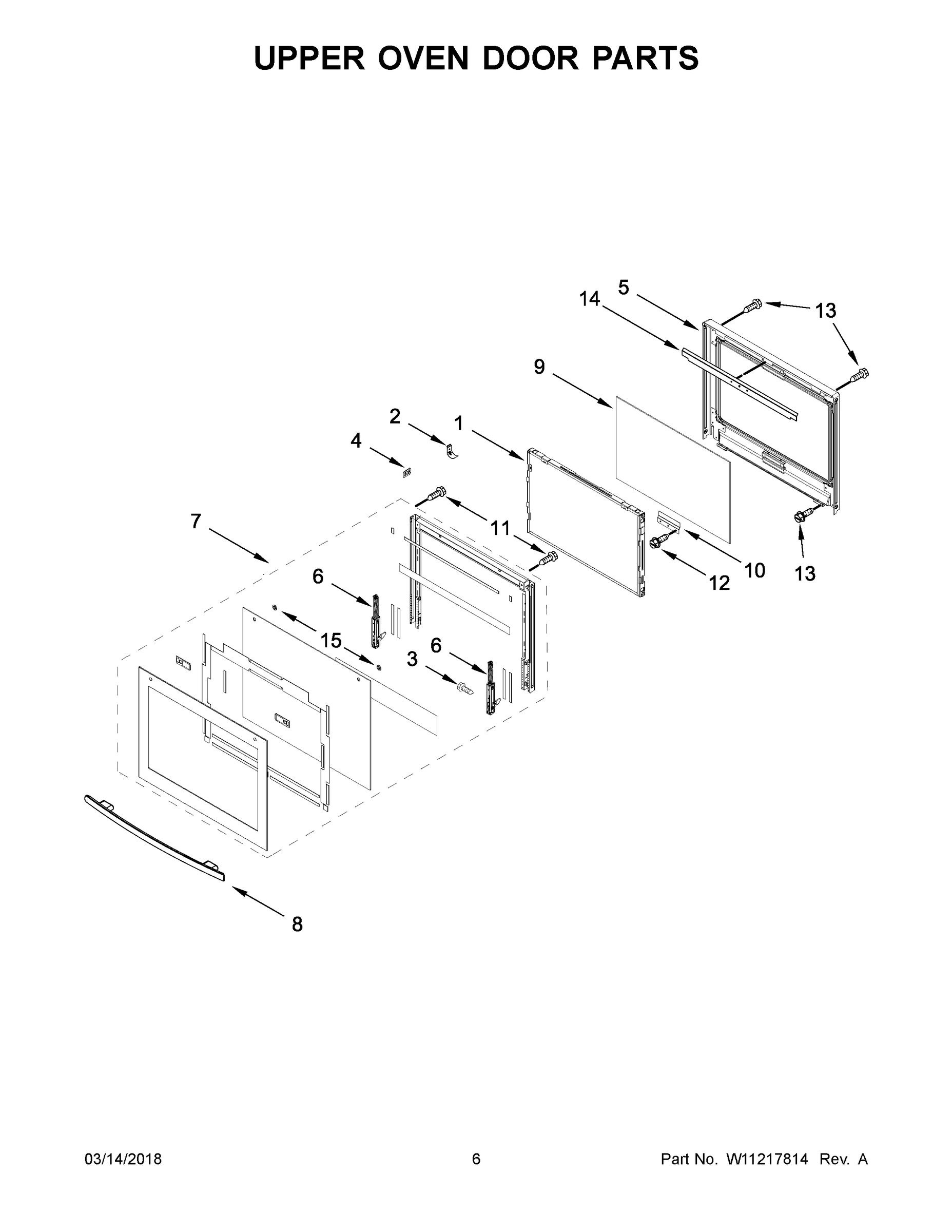 04 - UPPER OVEN DOOR PARTS
