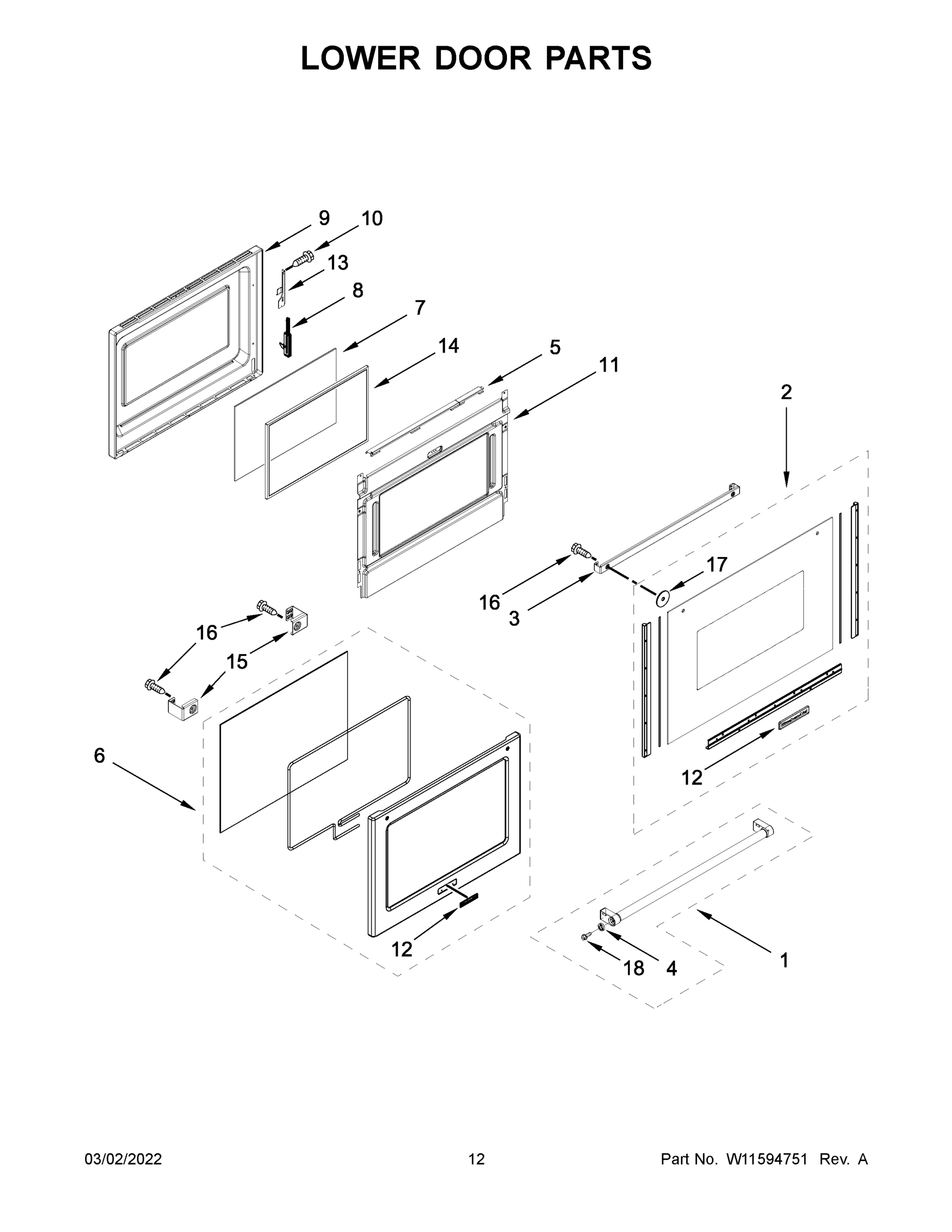 07 - LOWER DOOR PARTS