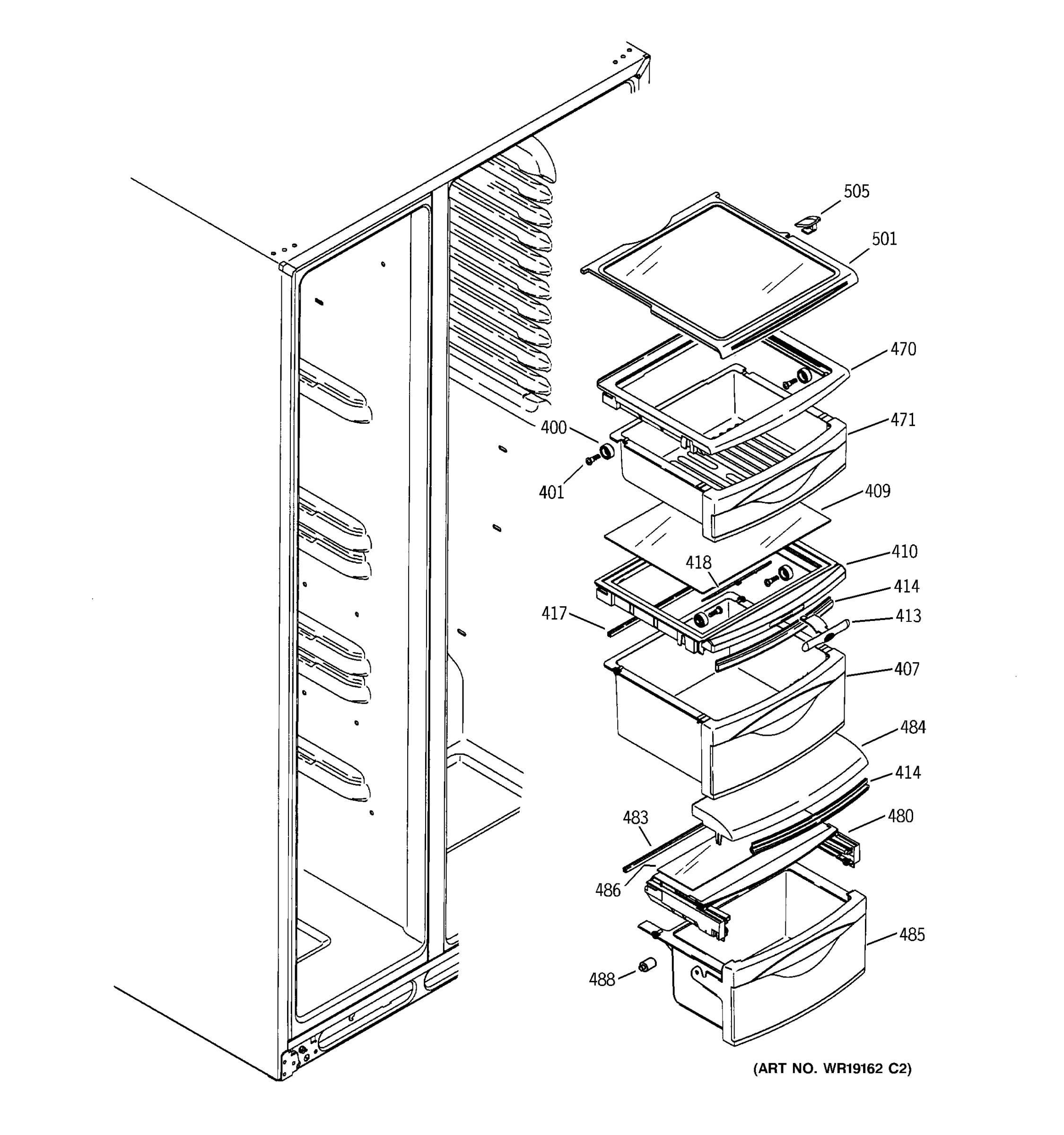 FRESH FOOD SHELVES