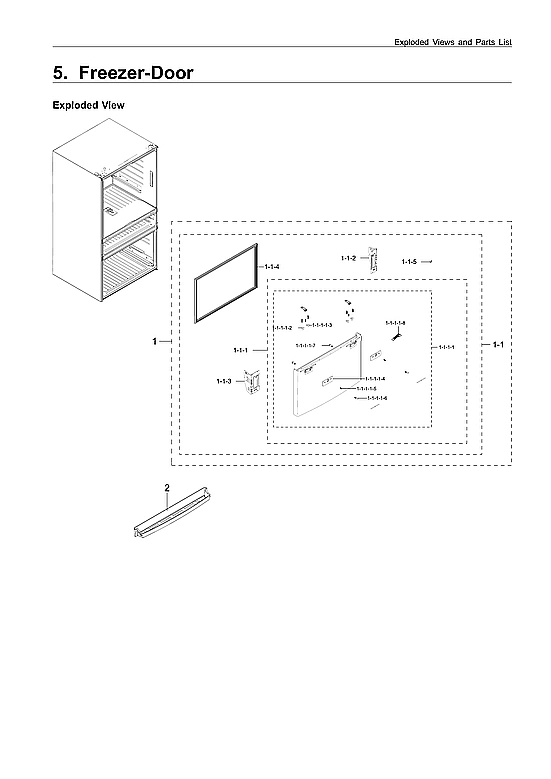 Freezer Door Parts