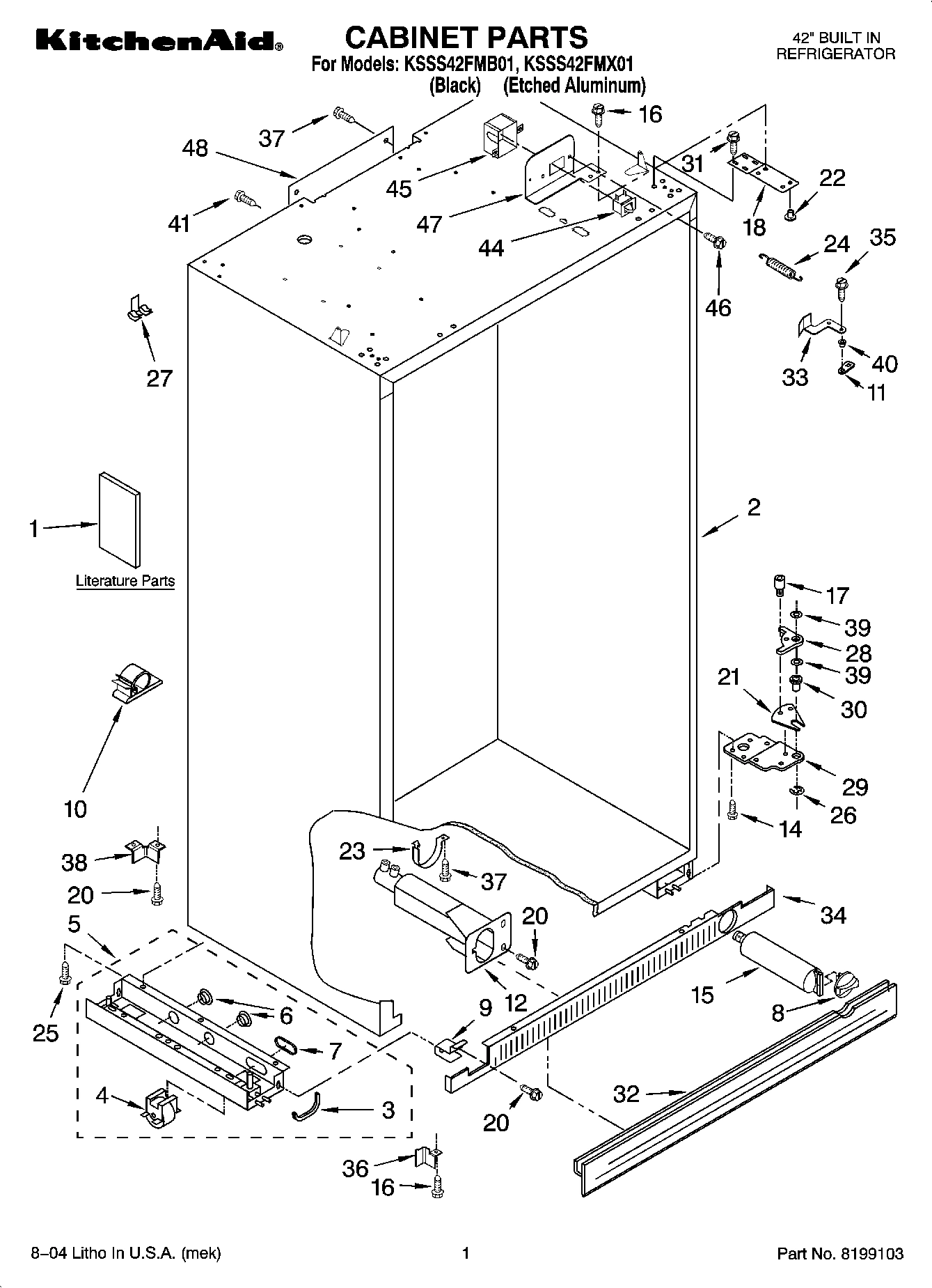 01 - CABINET PARTS