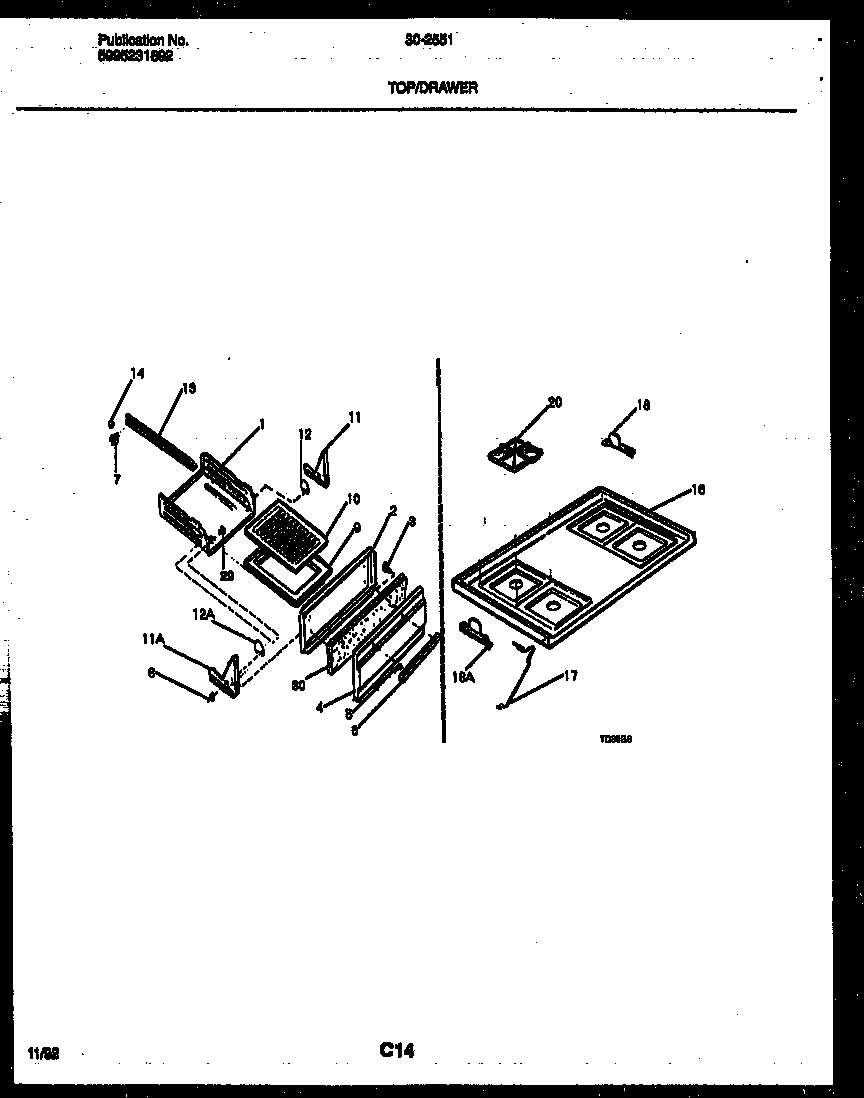 05 - COOKTOP AND BROILER DRAWER PARTS