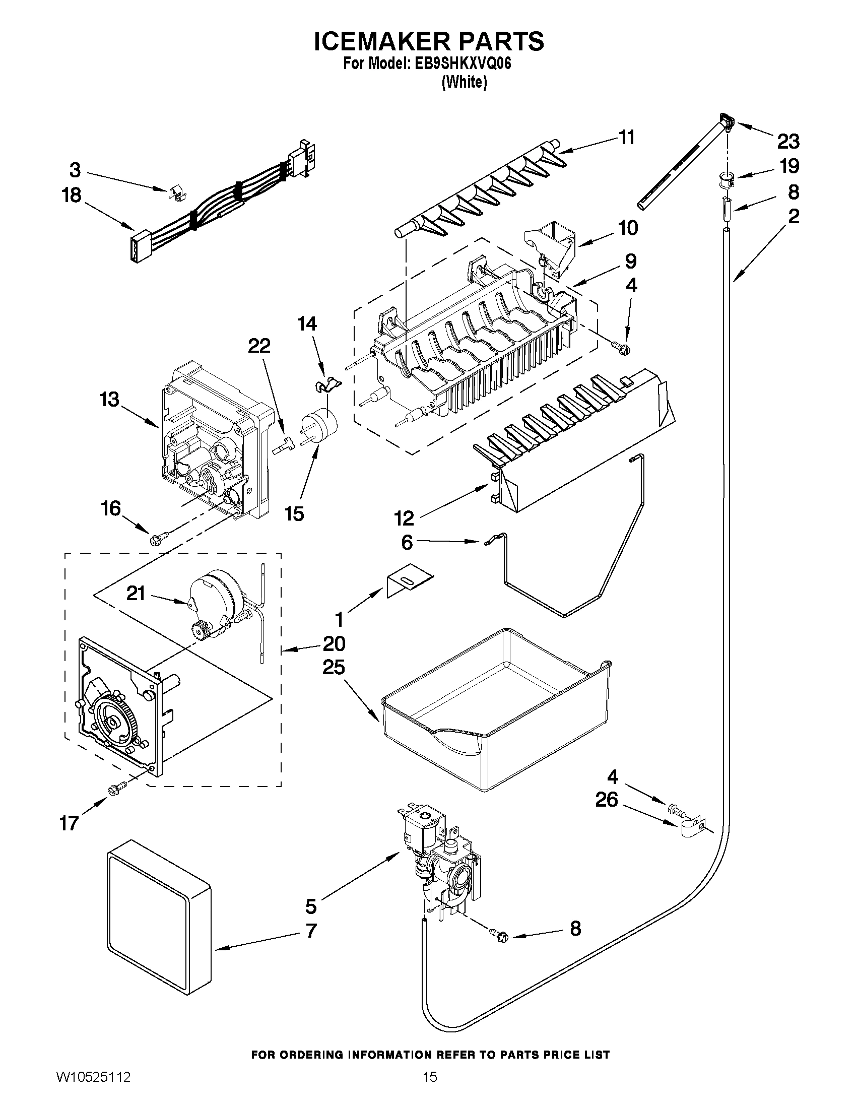 08 - ICEMAKER PARTS