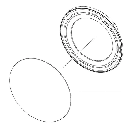 DC97-22481A Samsung Door Cover Assembly