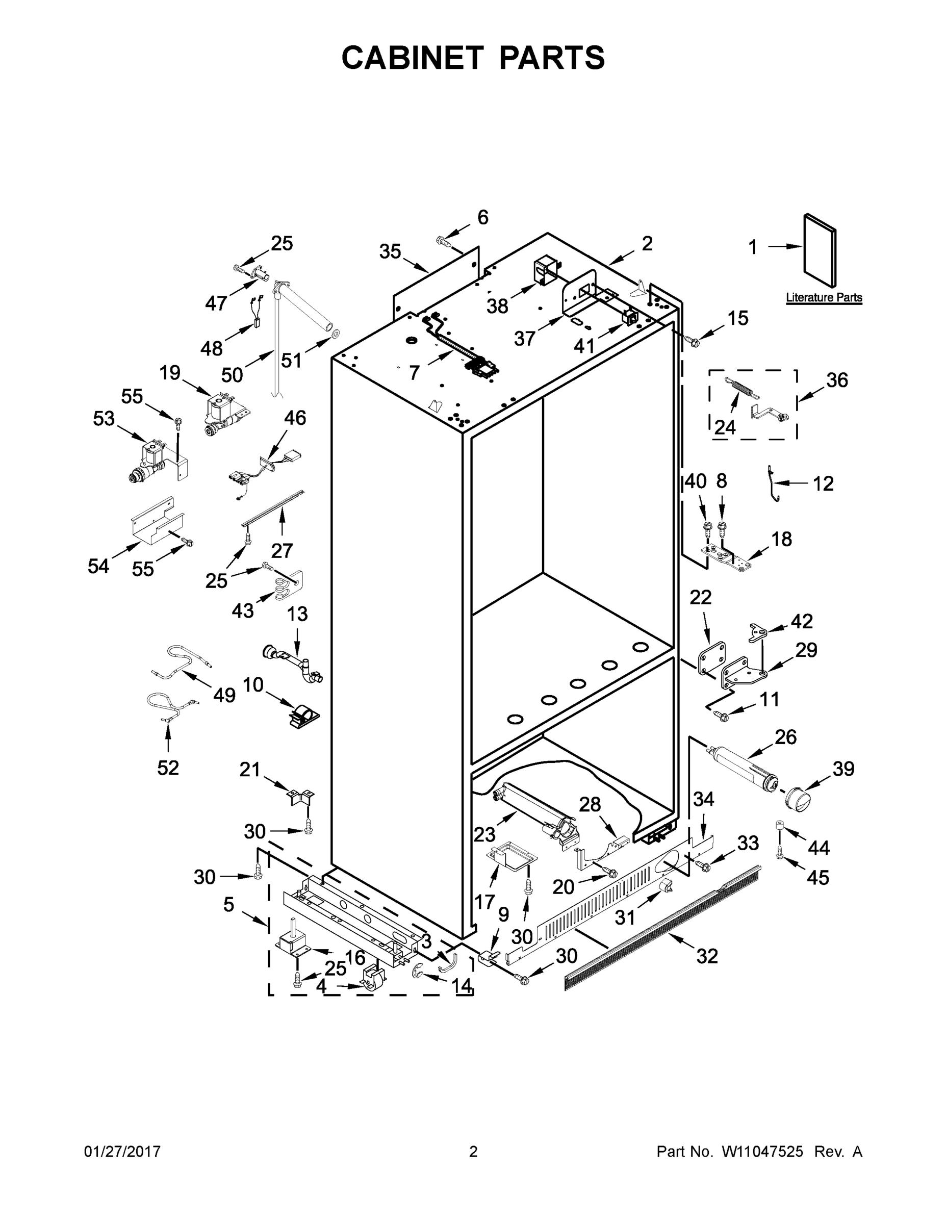 02 - CABINET PARTS