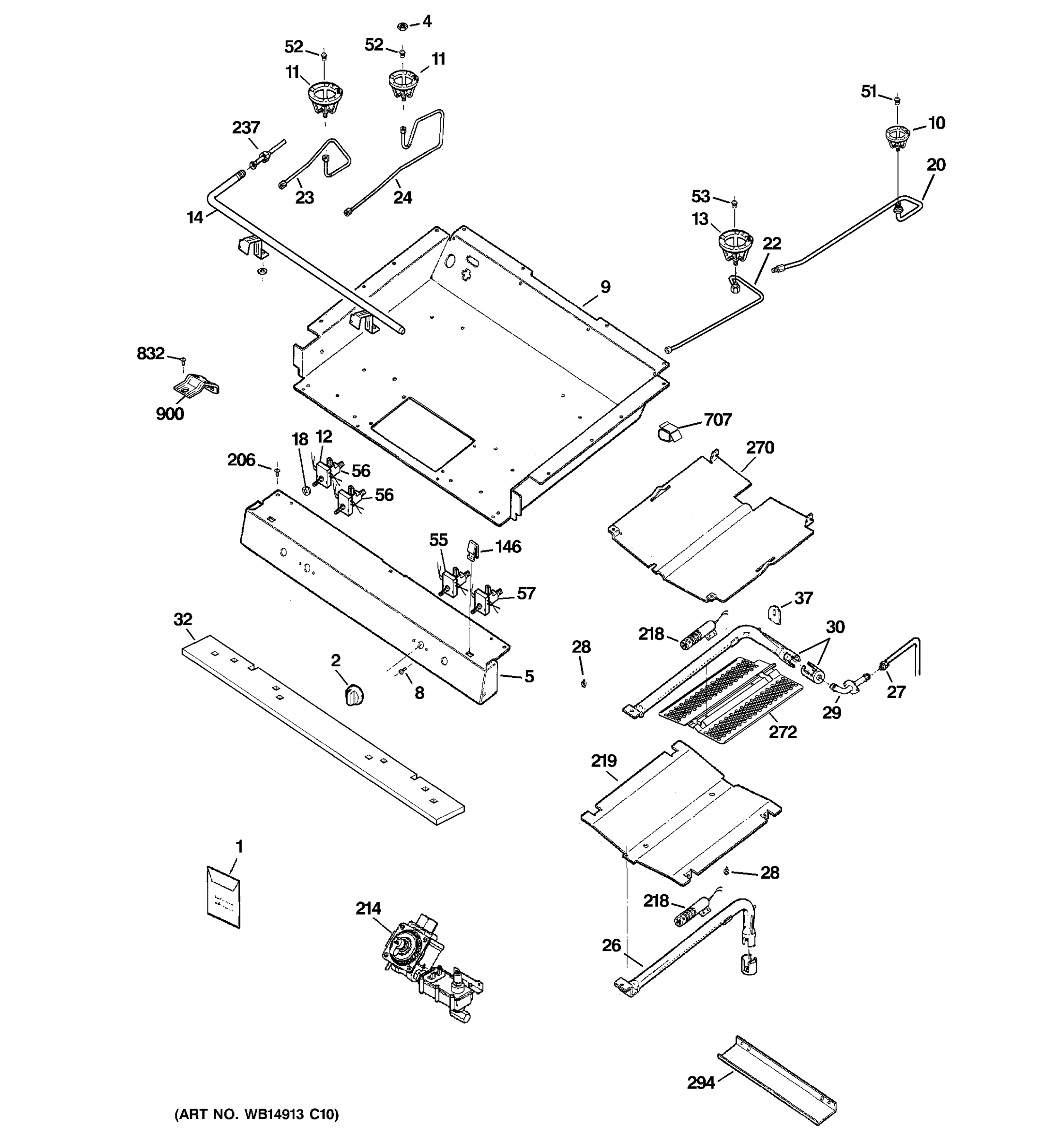 GAS & BURNER PARTS