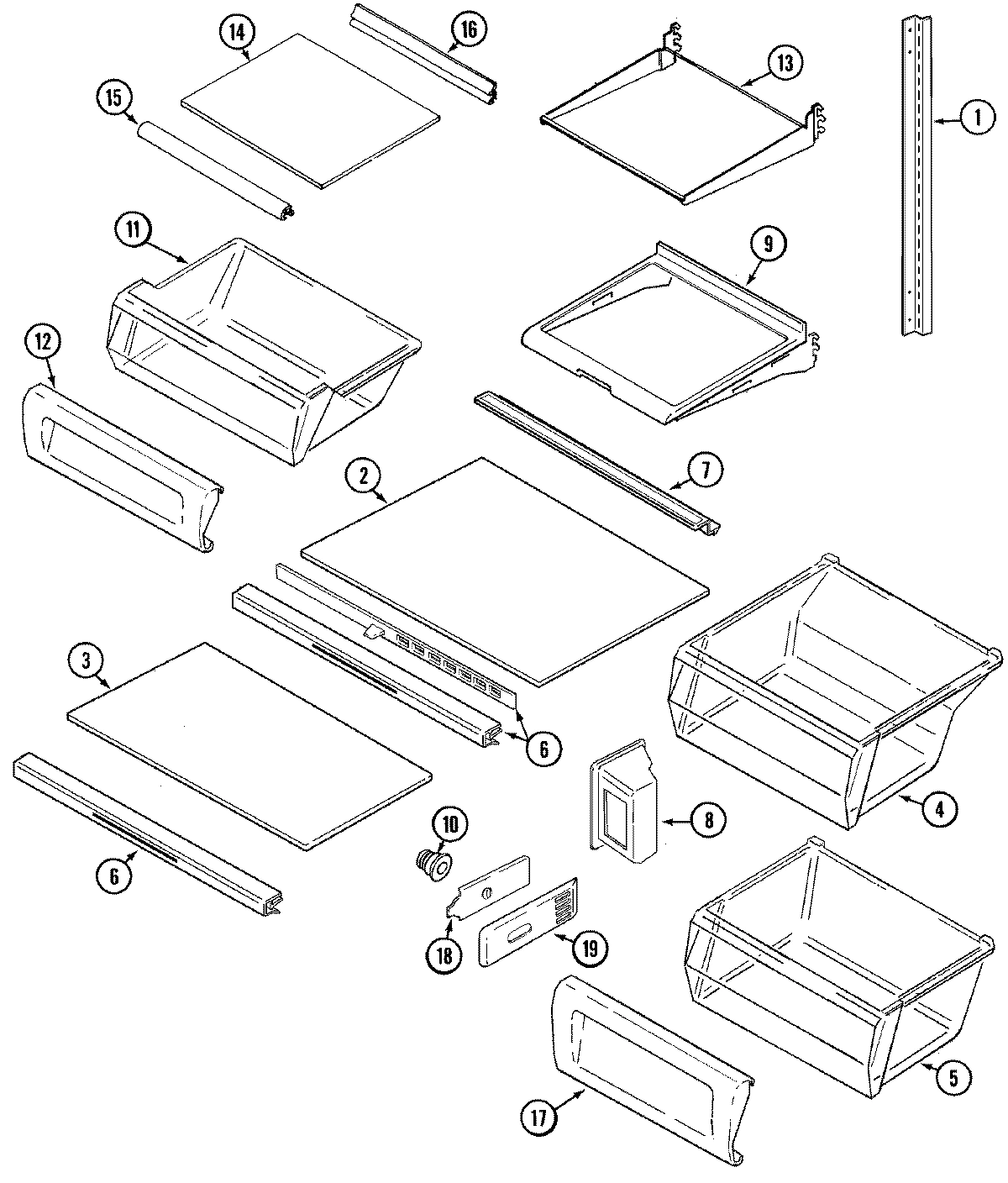 12 - SHELVES & ACCESSORIES