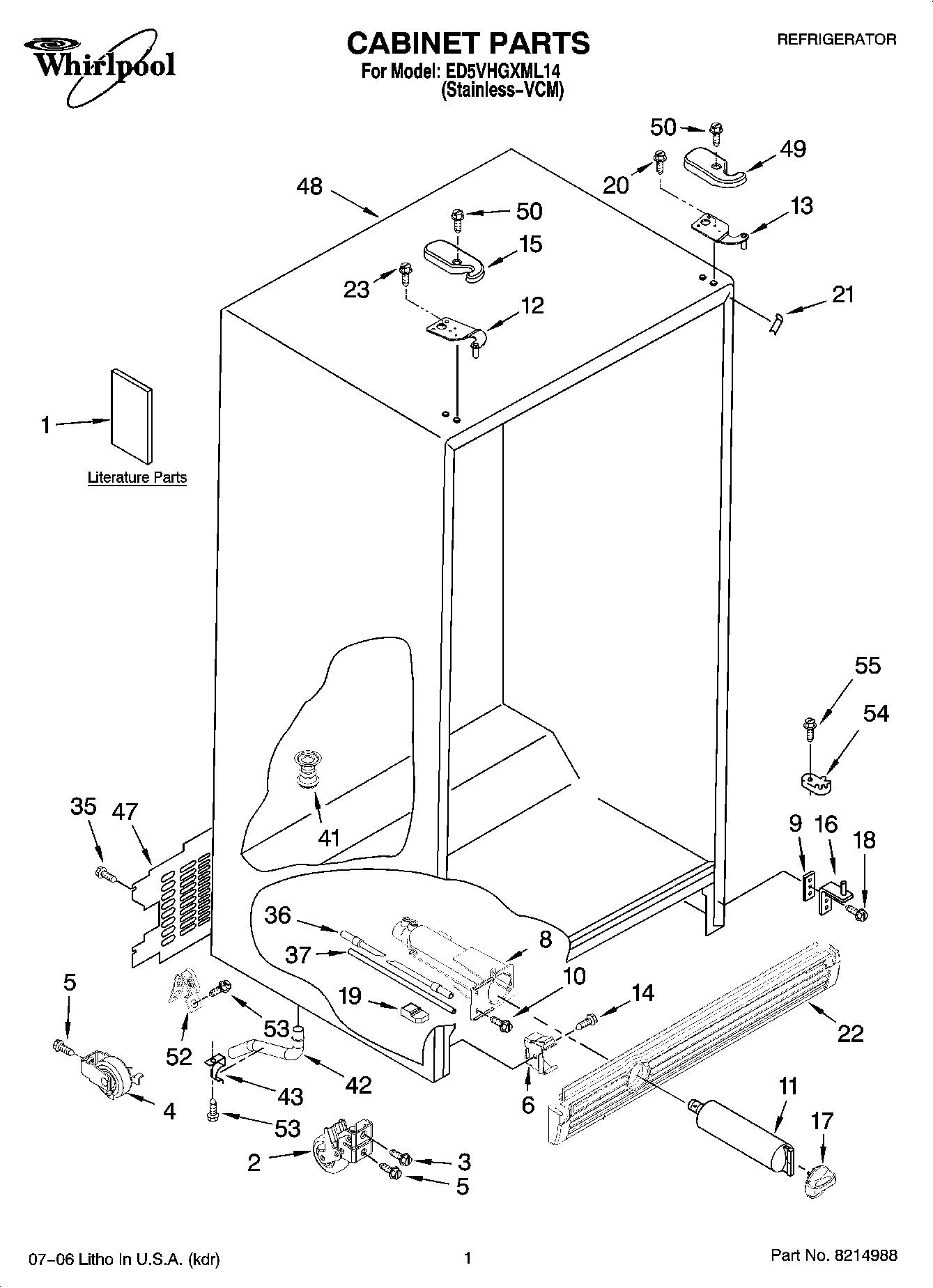 01 - CABINET PARTS