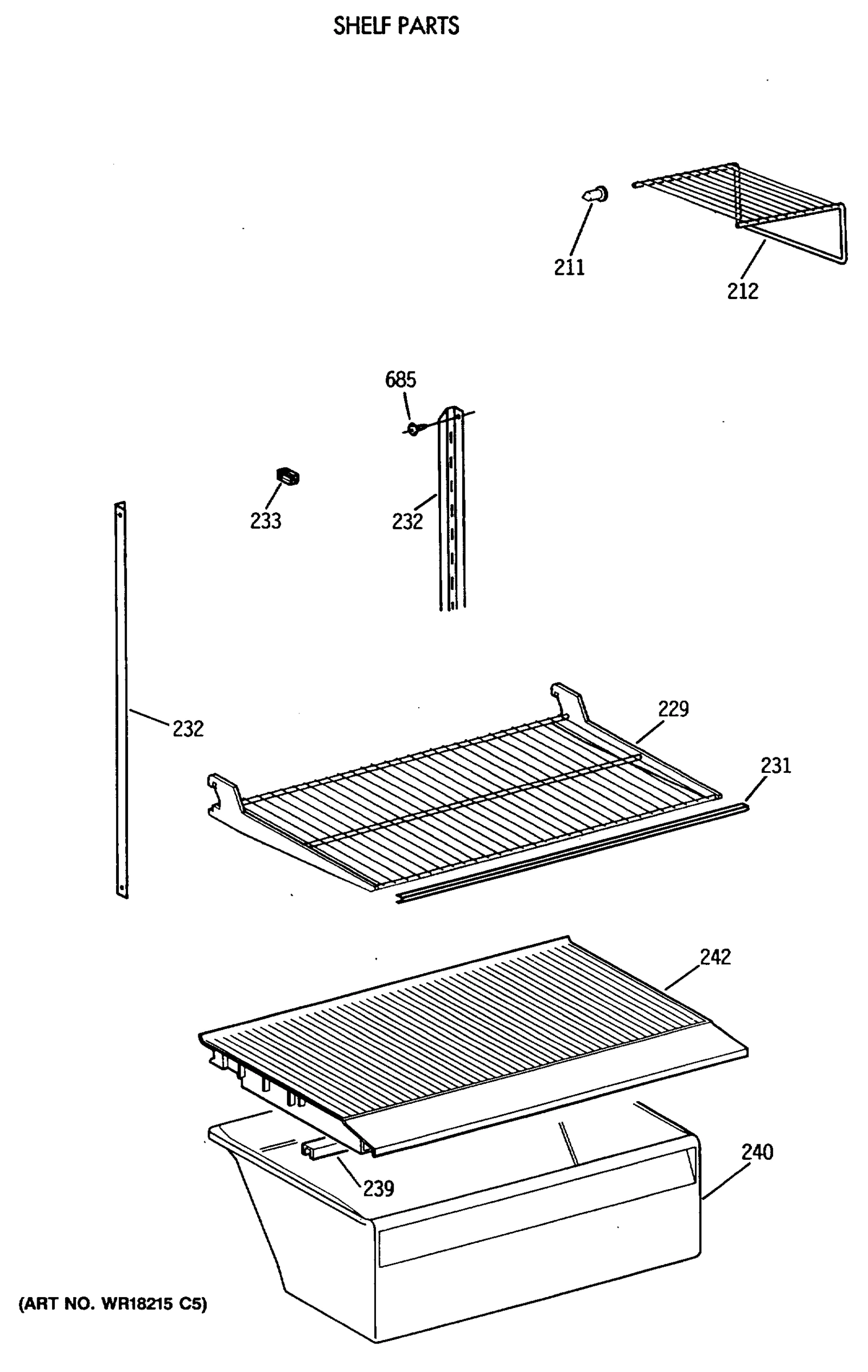 SHELF PARTS