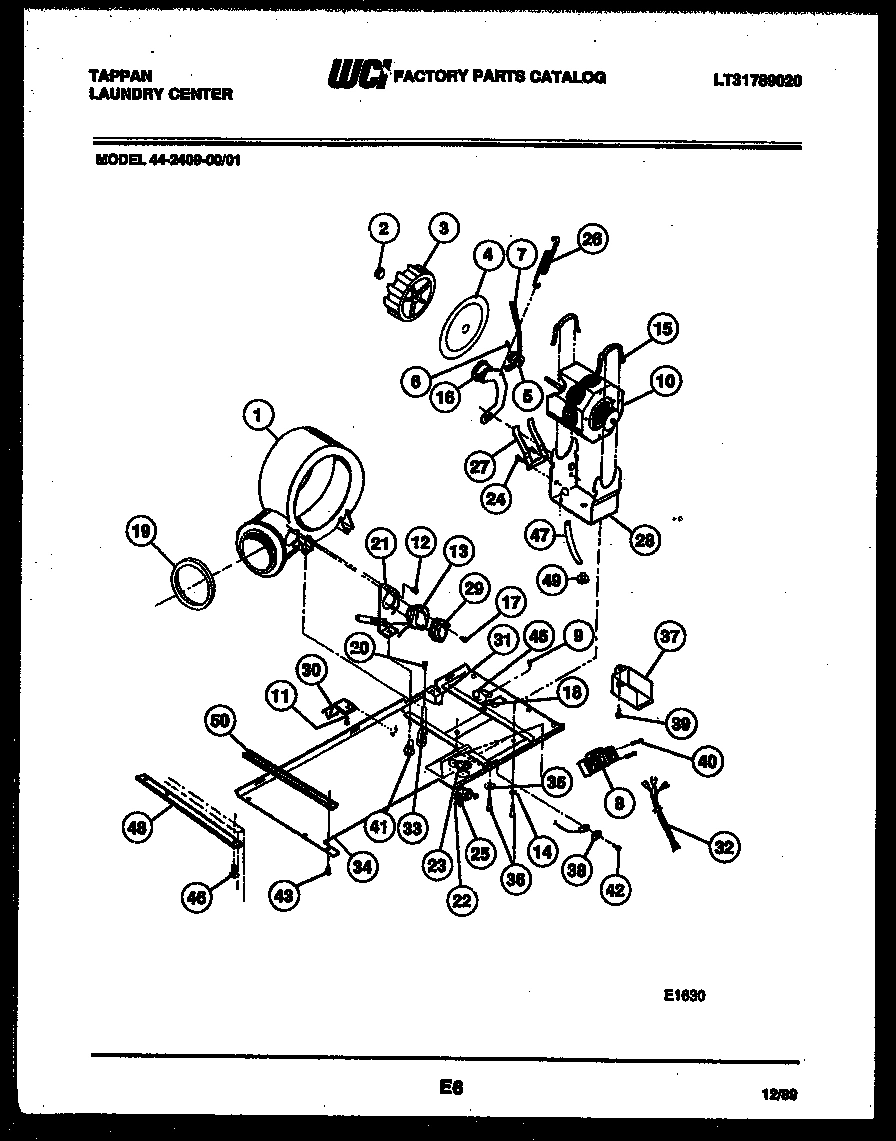 04 - MOTOR, BLOWER AND IDLER ARM ASSEMBL