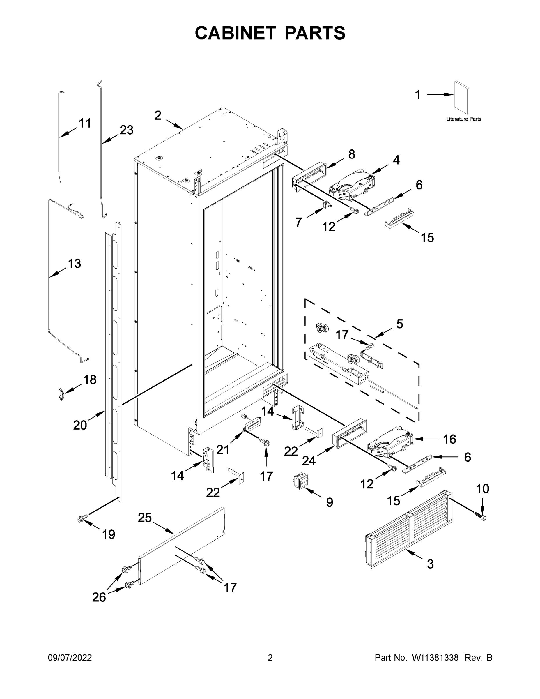 02 - CABINET PARTS