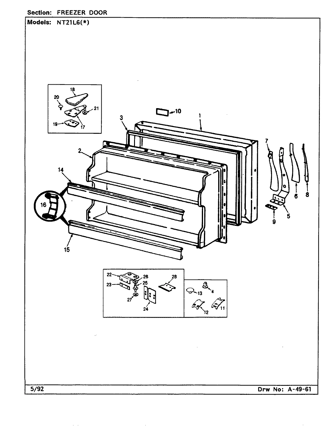 02 - FREEZER DOOR