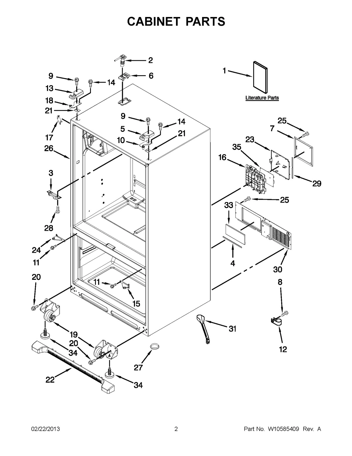 01 - CABINET PARTS