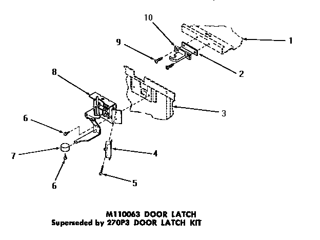08 - M110063 DOOR LATCH