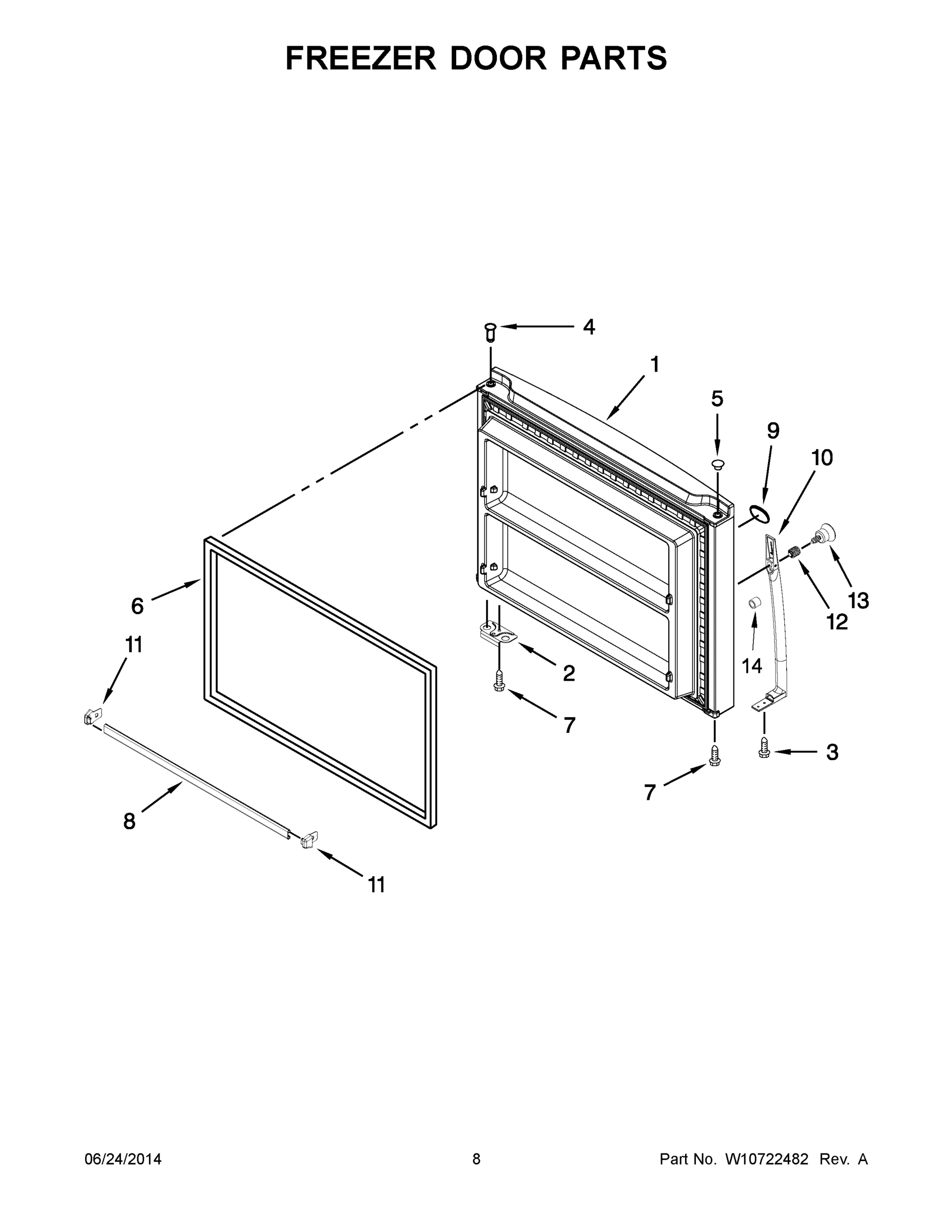 05 - FREEZER DOOR PARTS