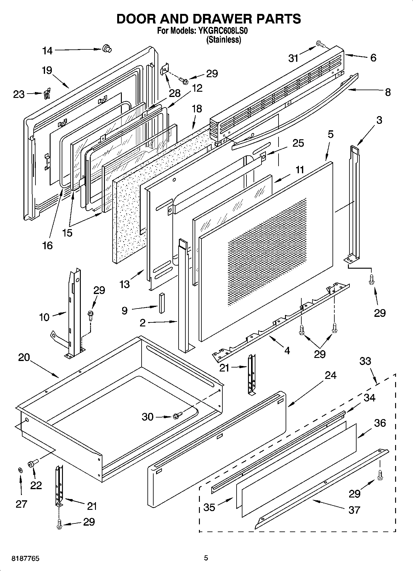 04 - DOOR AND DRAWER PARTS