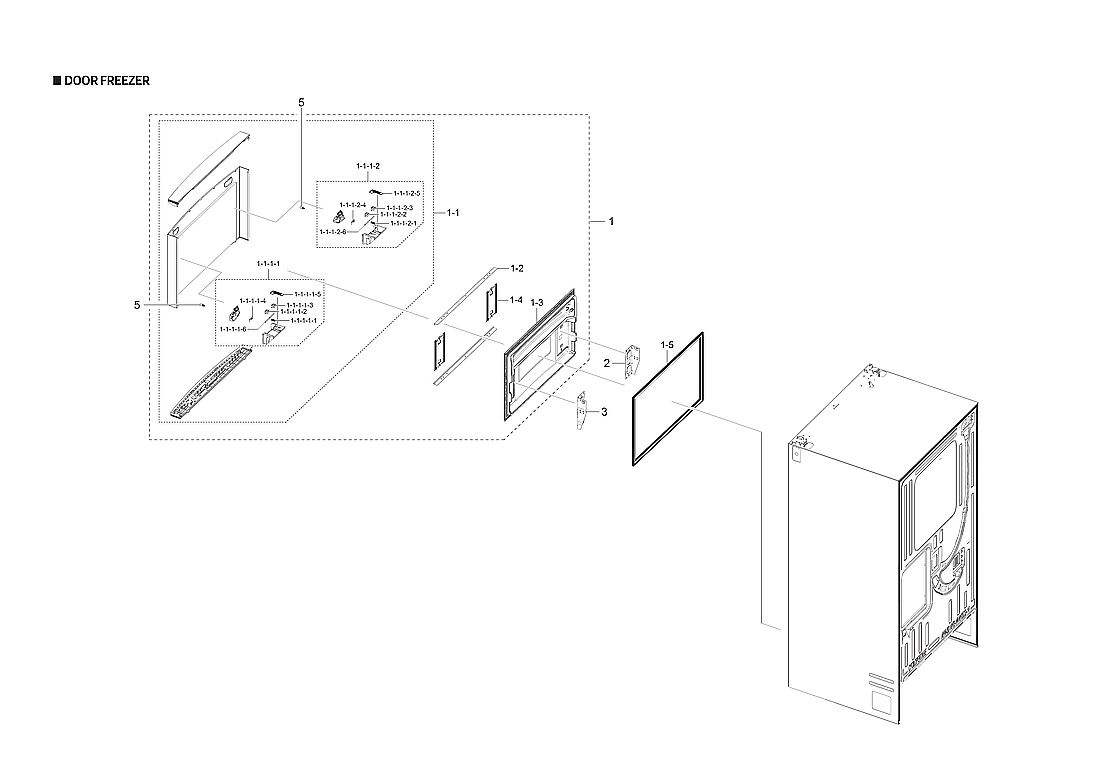 FREEZER DOOR PARTS