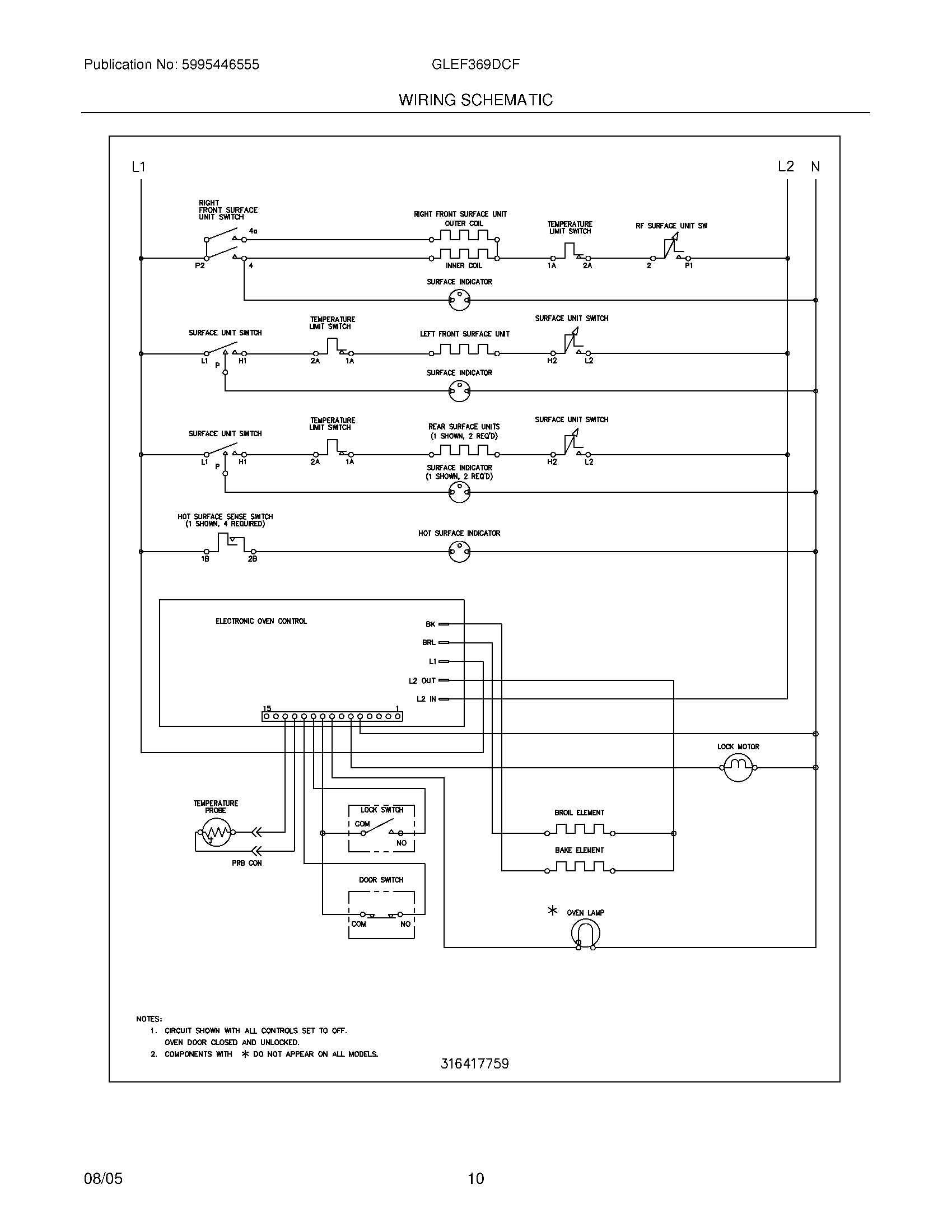 10 - WIRING SCHEMATIC