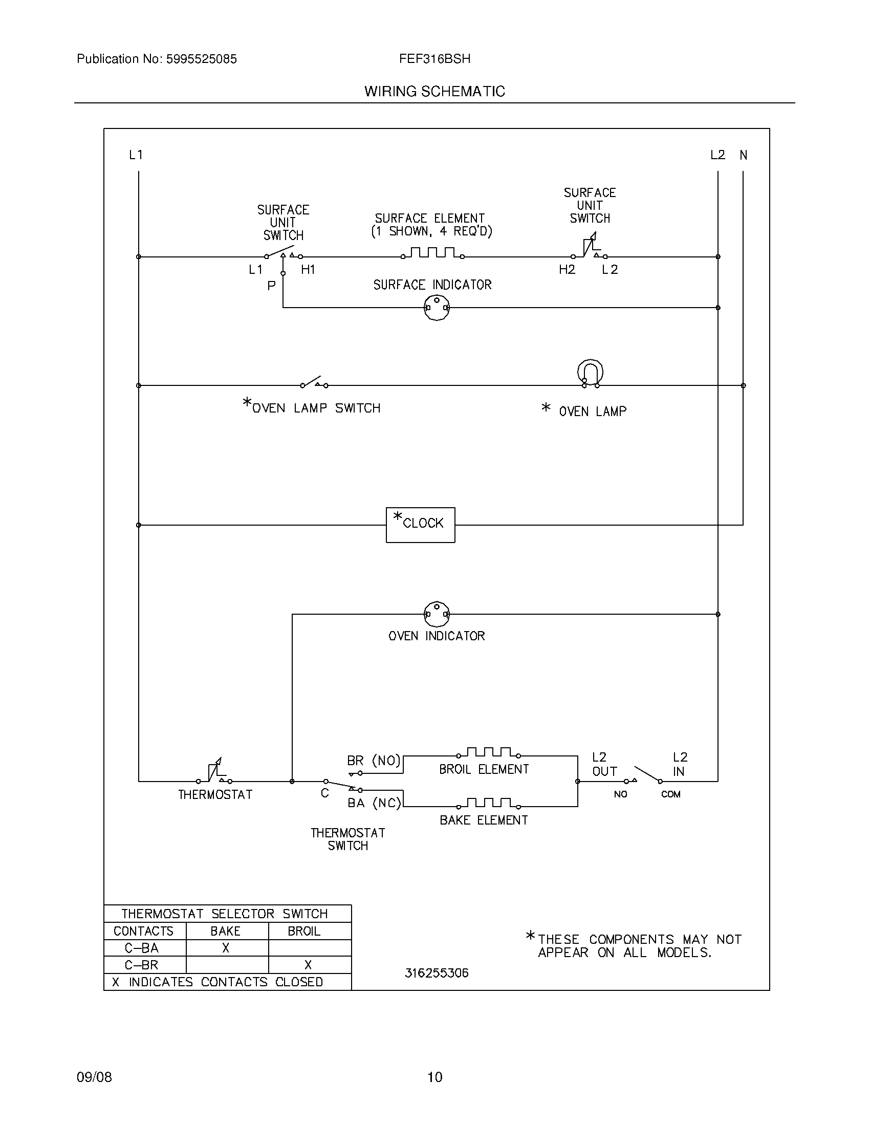 10 - WIRING SCHEMATIC