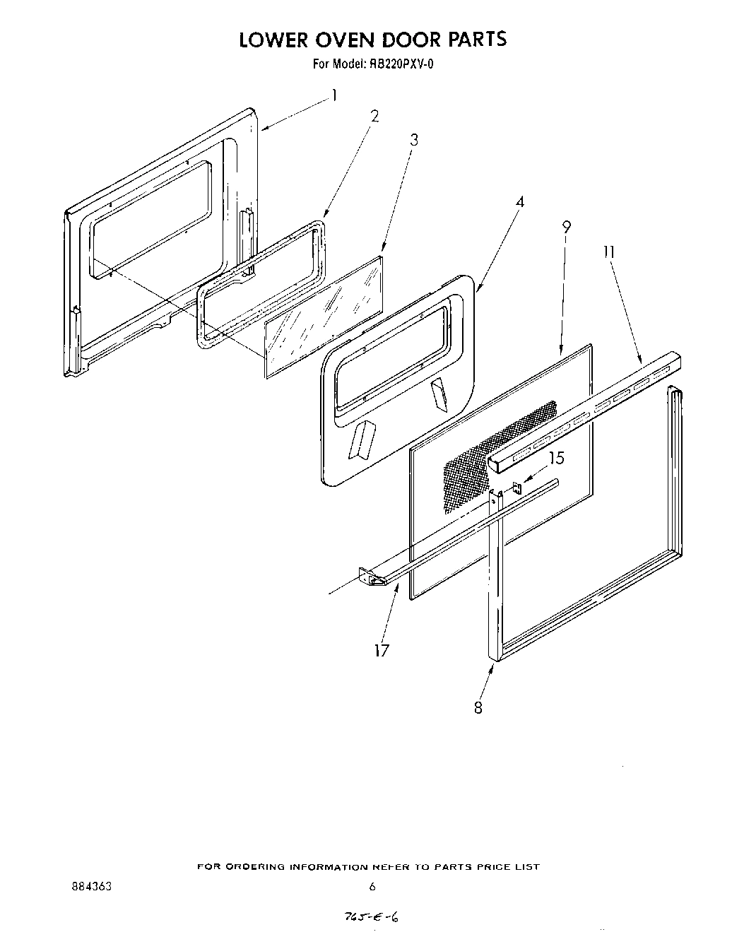 04 - LOWER OVEN DOOR , LITERATURE AND OPTIONAL