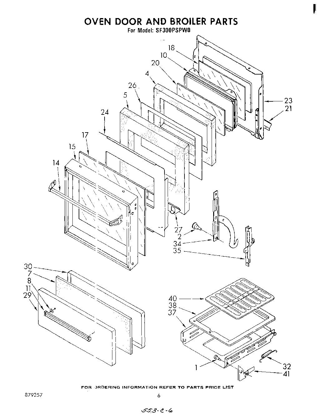 04 - OVEN DOOR AND BROILER