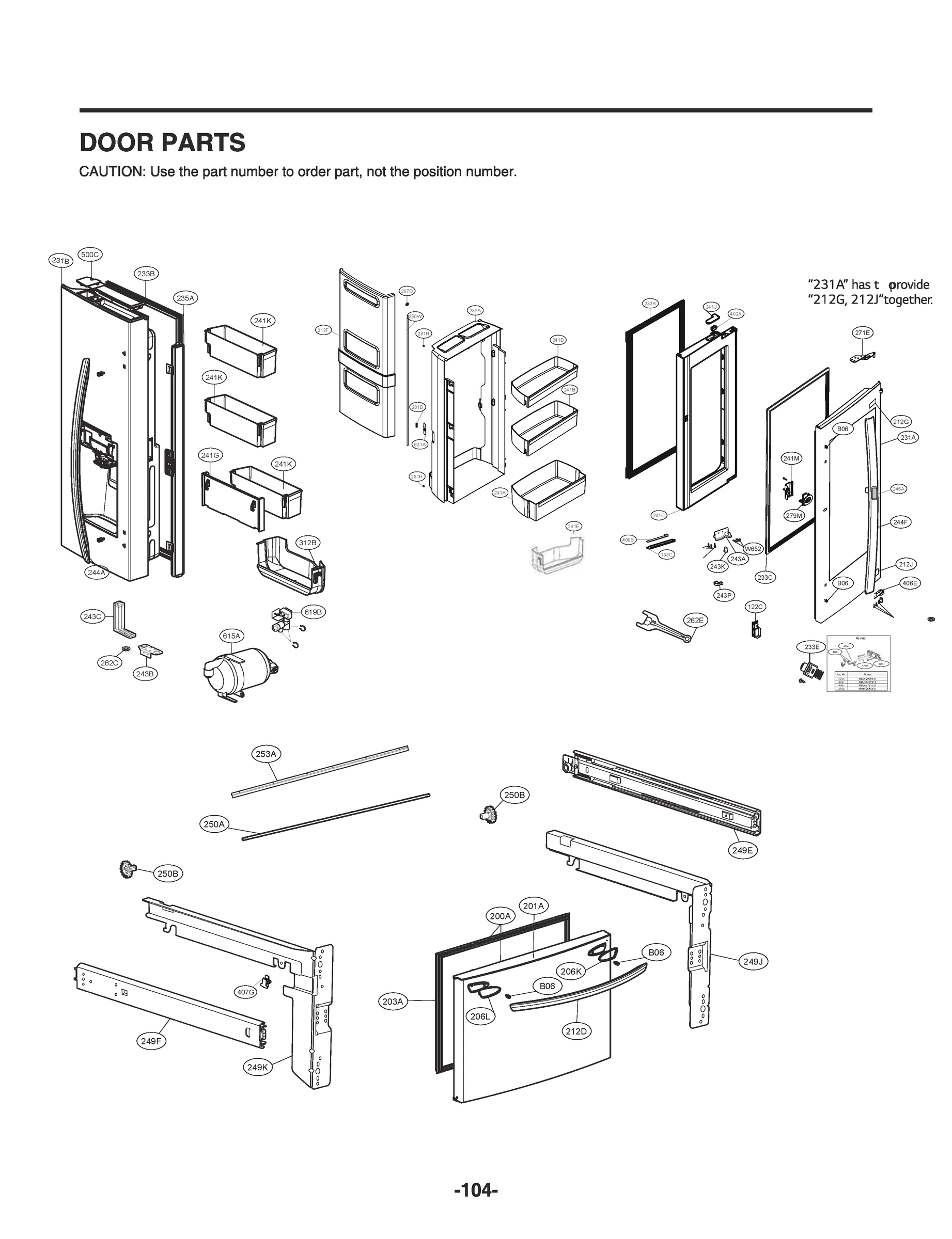 DOOR PARTS