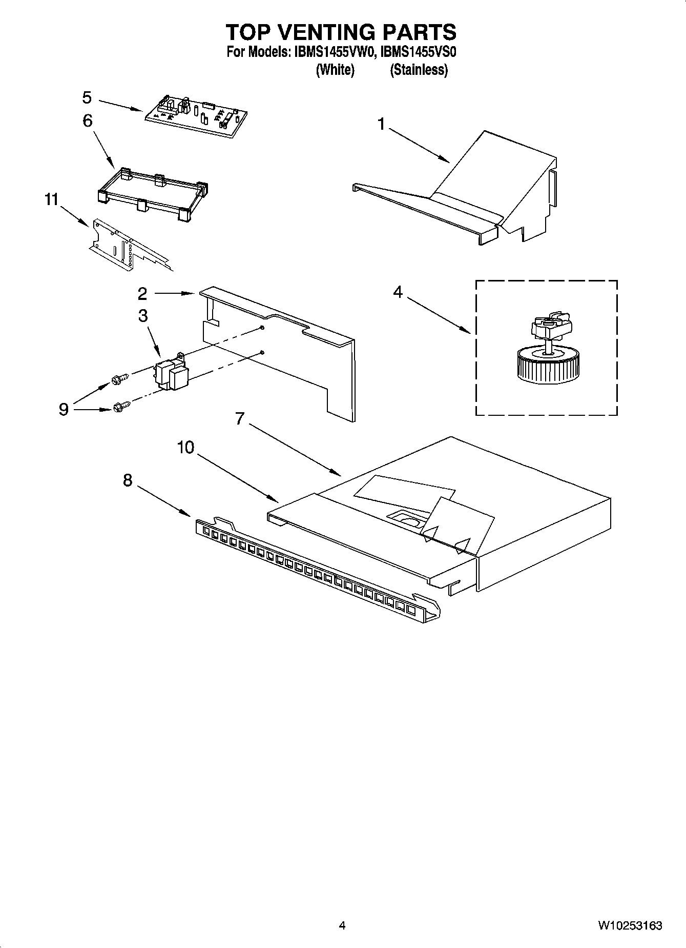 04 - TOP VENTING PARTS
