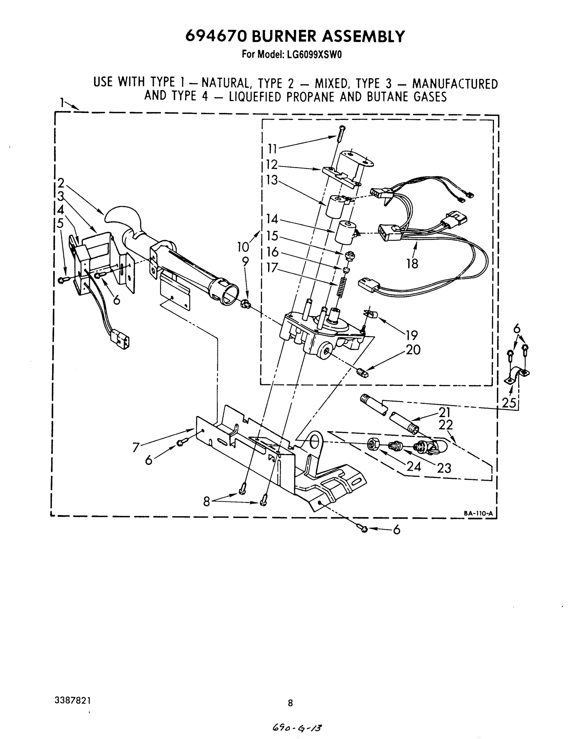 05 - 694670 BURNER