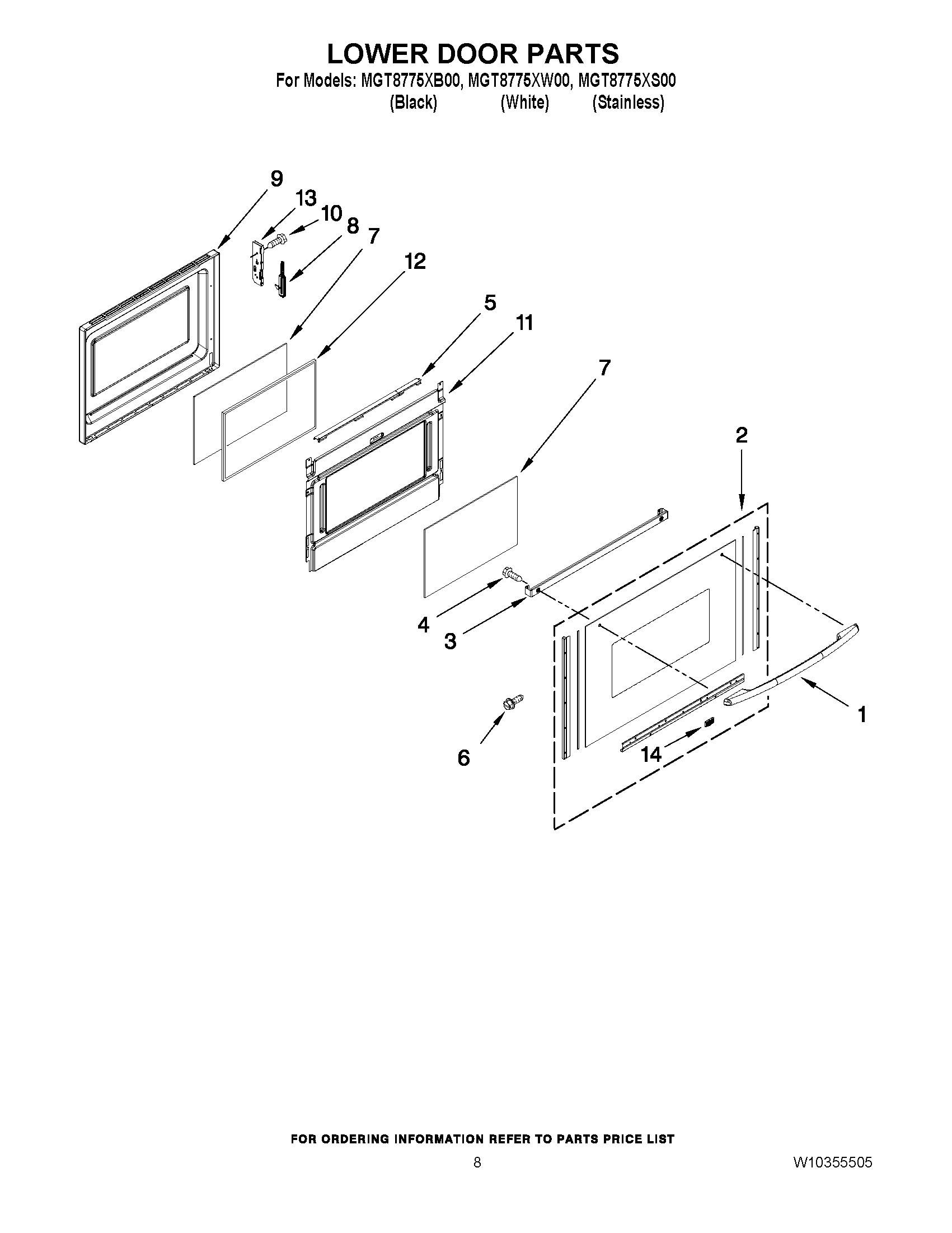06 - LOWER DOOR PARTS
