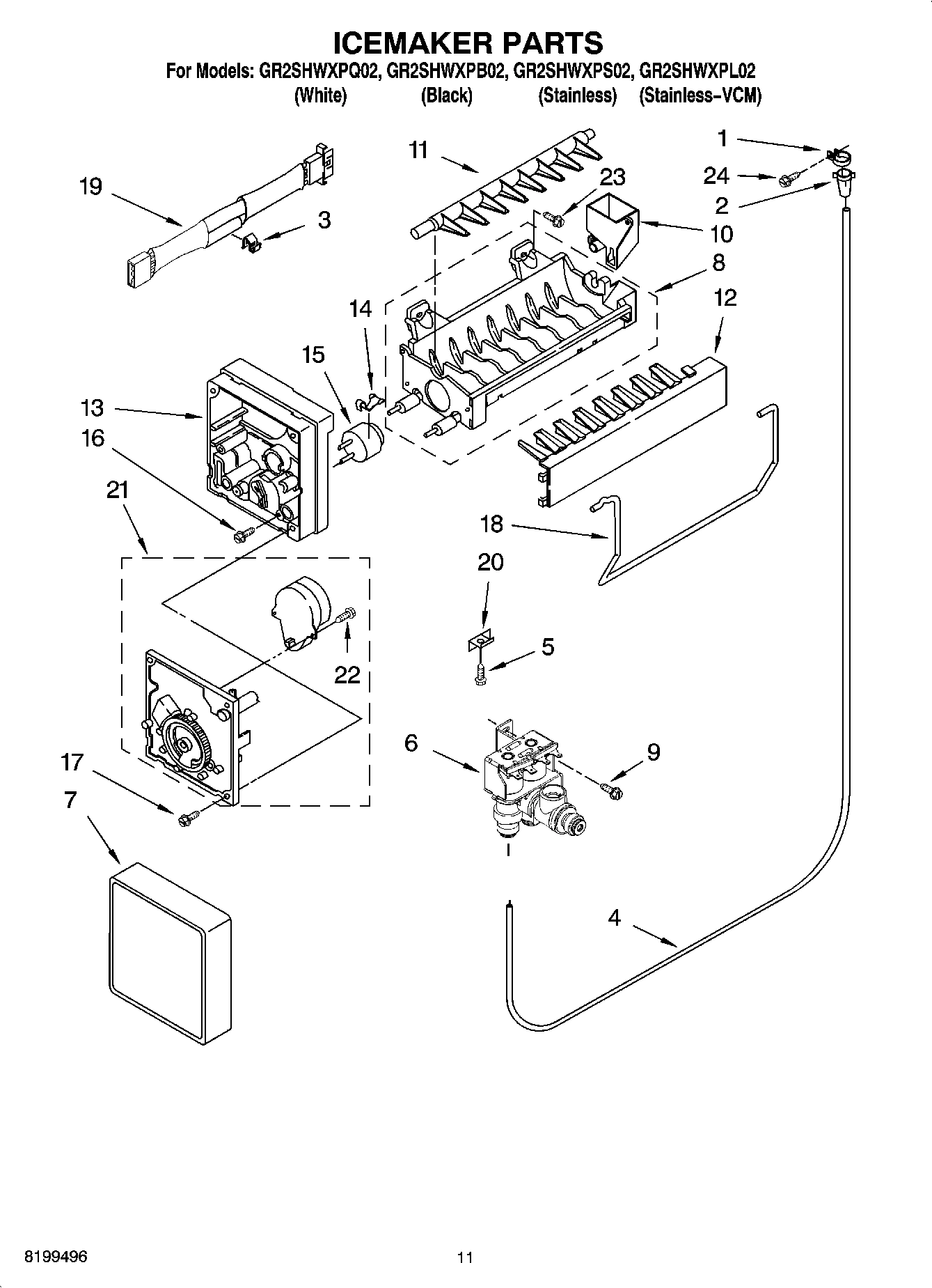 06 - ICEMAKER PARTS