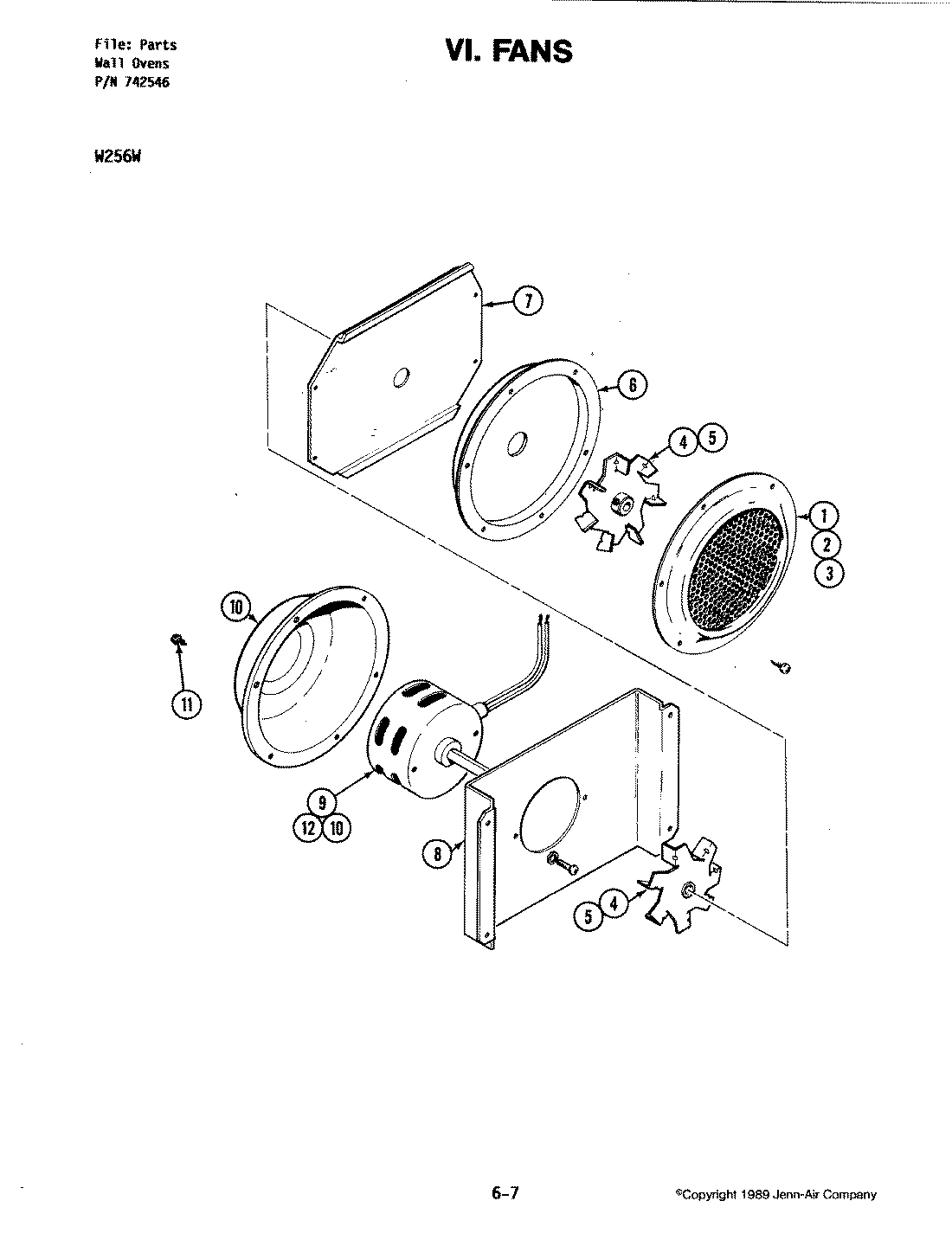 03 - BLOWER MOTOR/COOLING (W256W)