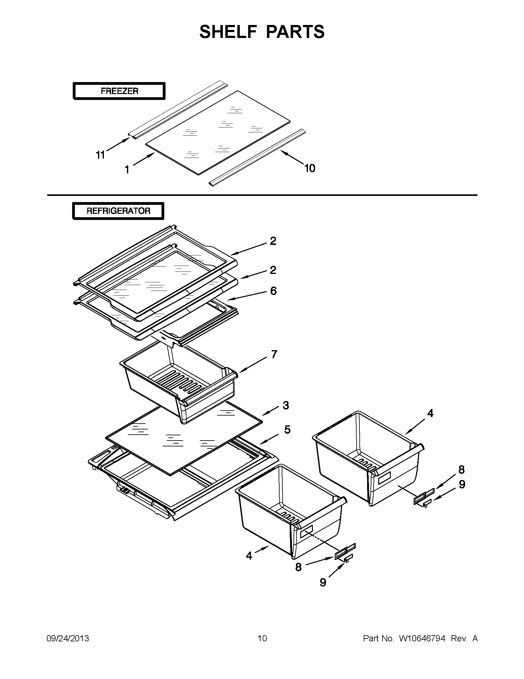 06 - SHELF PARTS