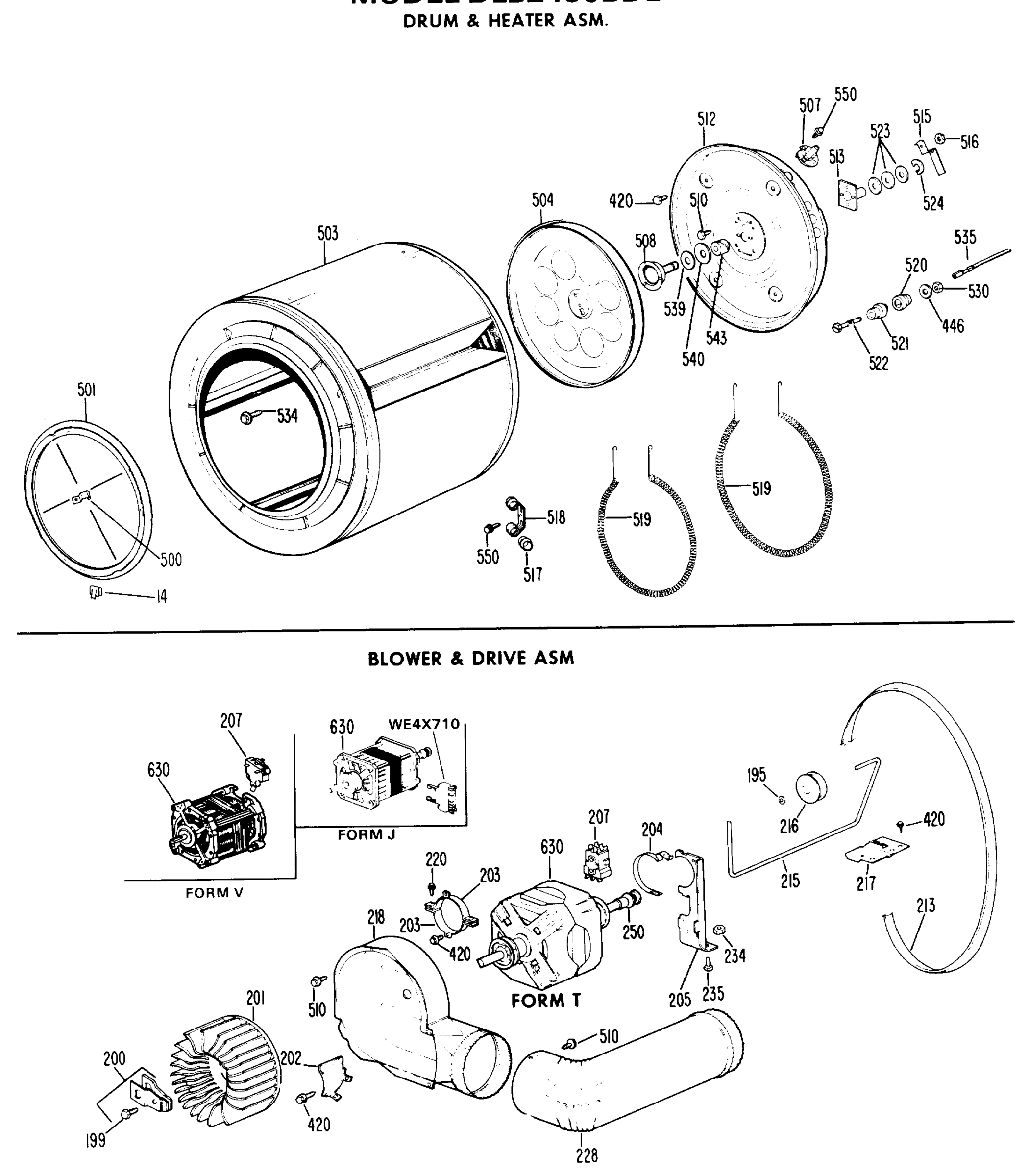 DRUM & HEATER ASM.