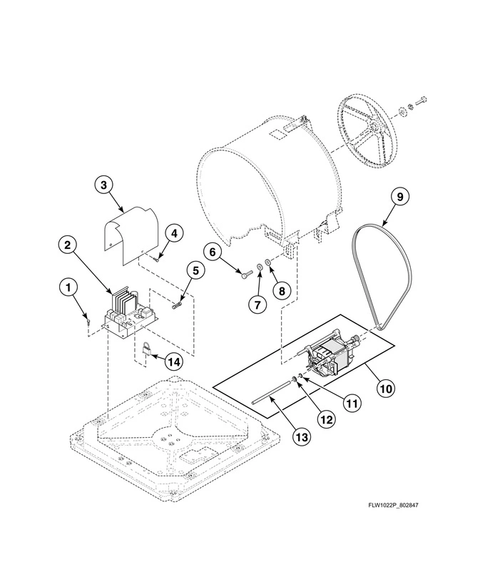 Washer Motor And Belt