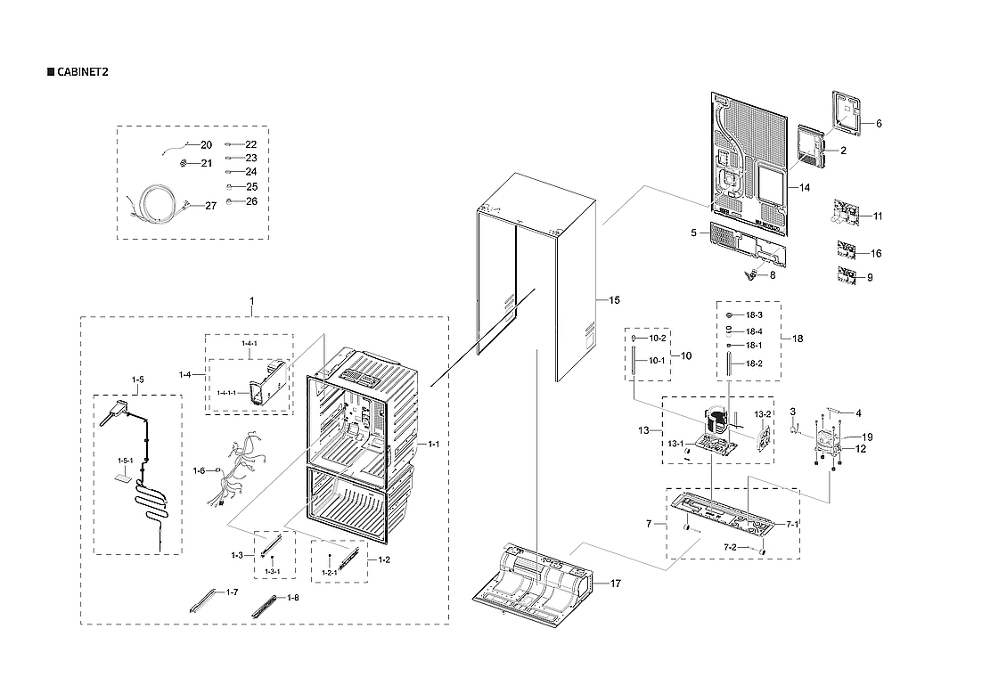 CABINET 2 PARTS