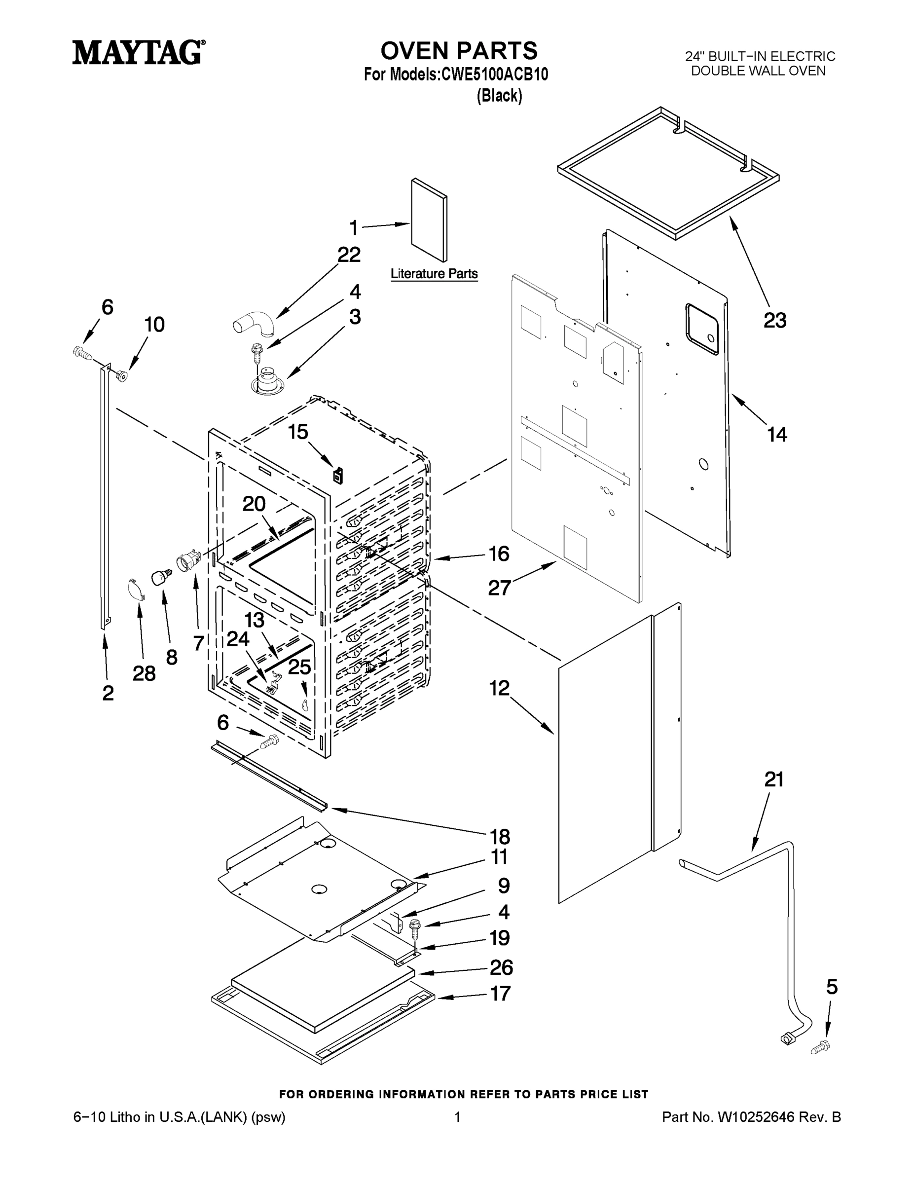 01 - OVEN PARTS