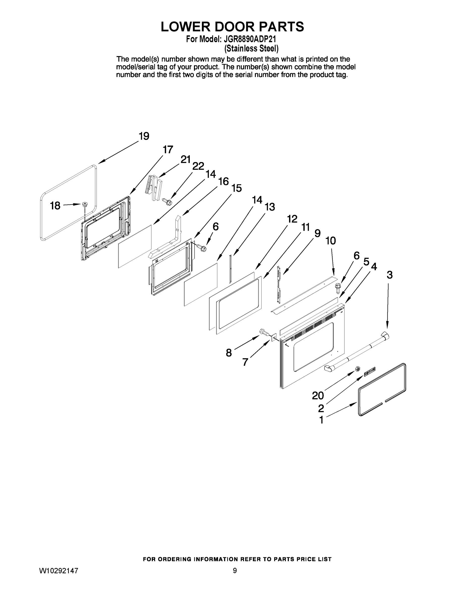06 - LOWER DOOR PARTS