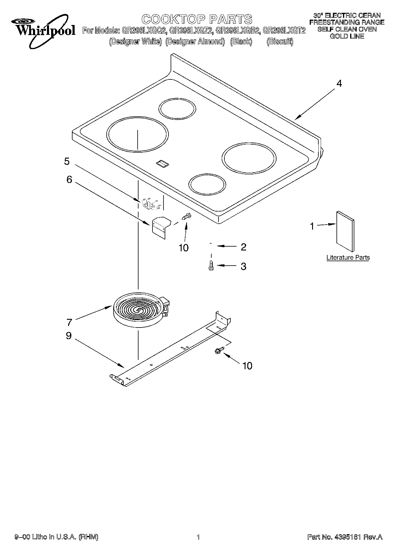 01 - COOKTOP, LITERATURE