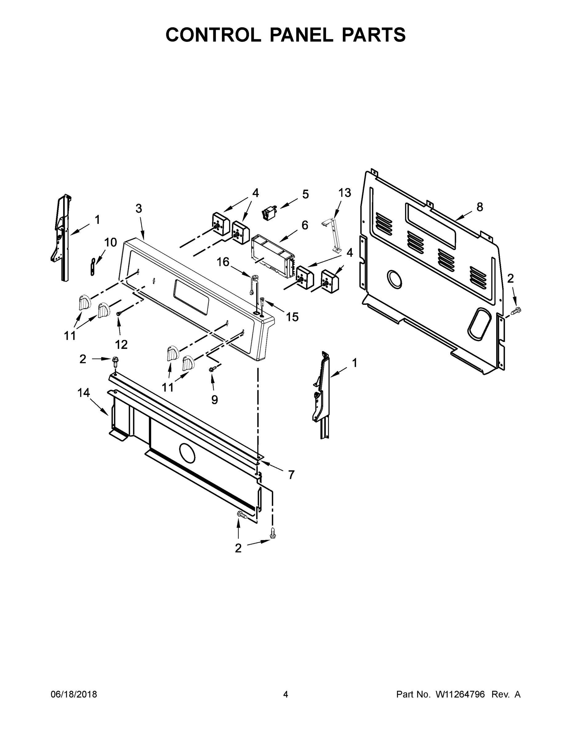 03 - CONTROL PANEL PARTS