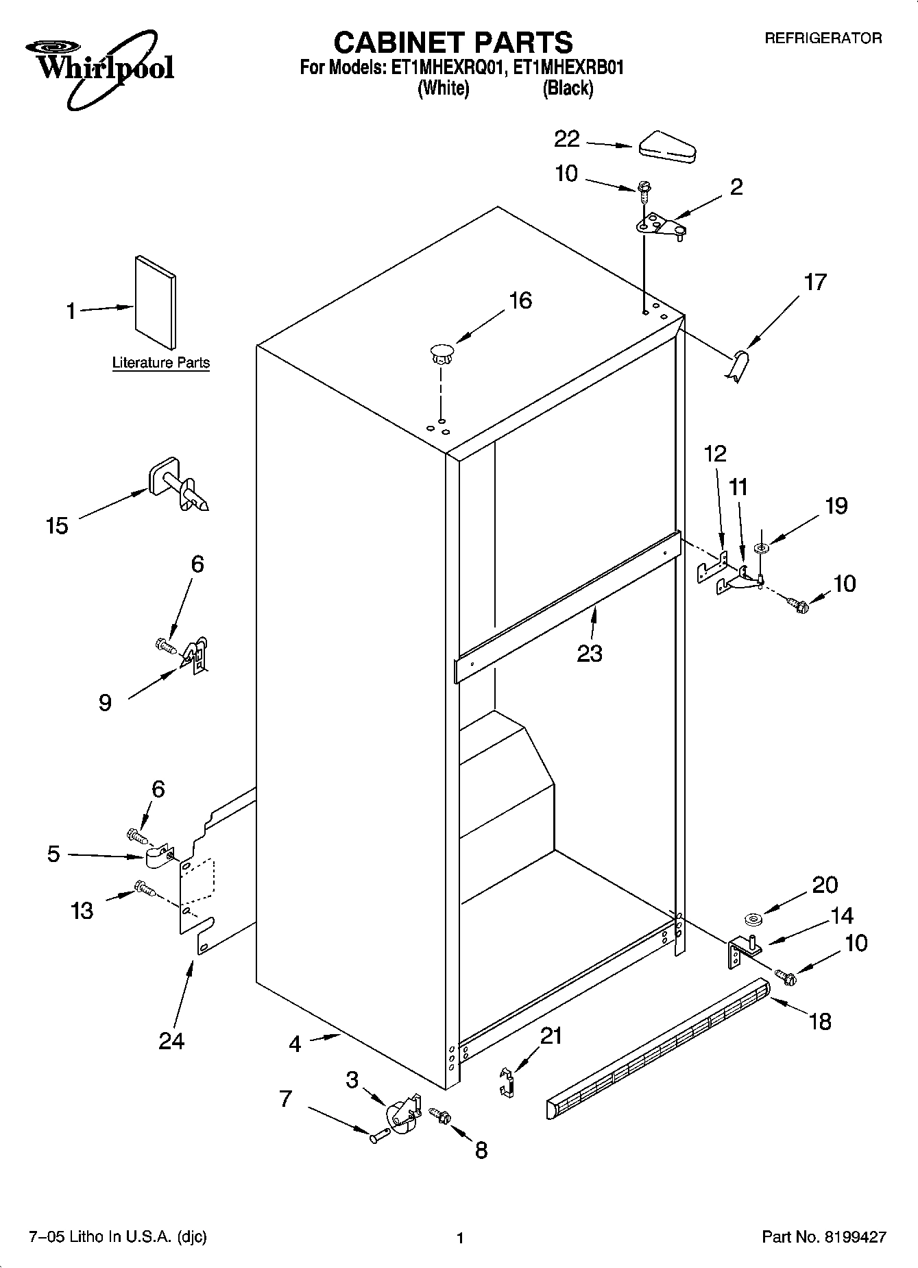 01 - CABINET PARTS