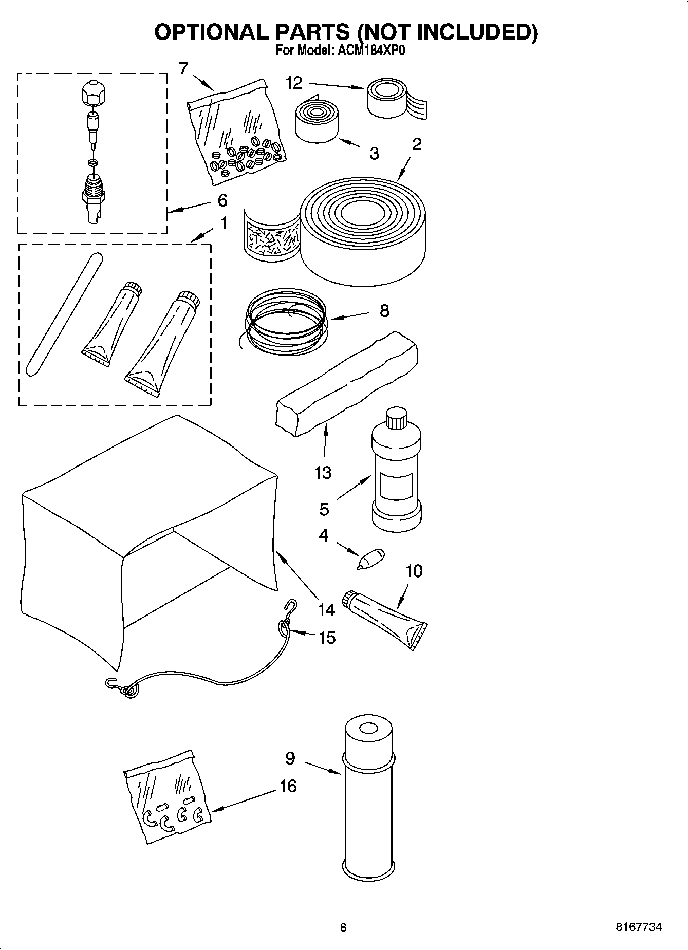 05 - OPTIONAL PARTS (NOT INCLUDED)