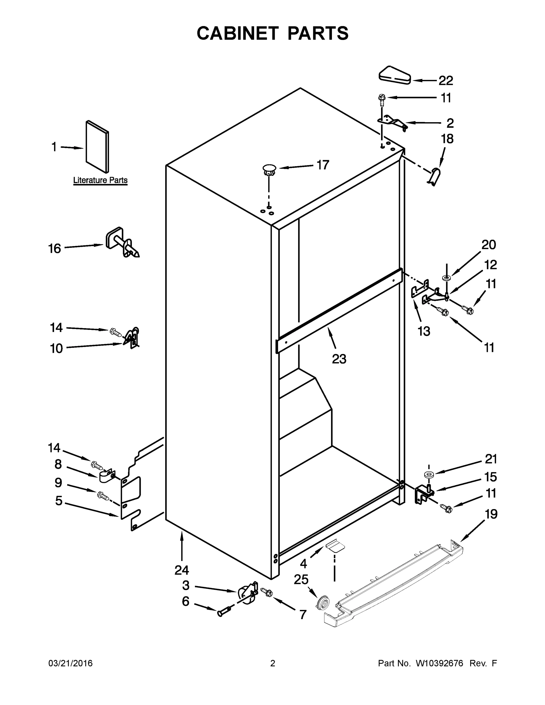 02 - CABINET PARTS