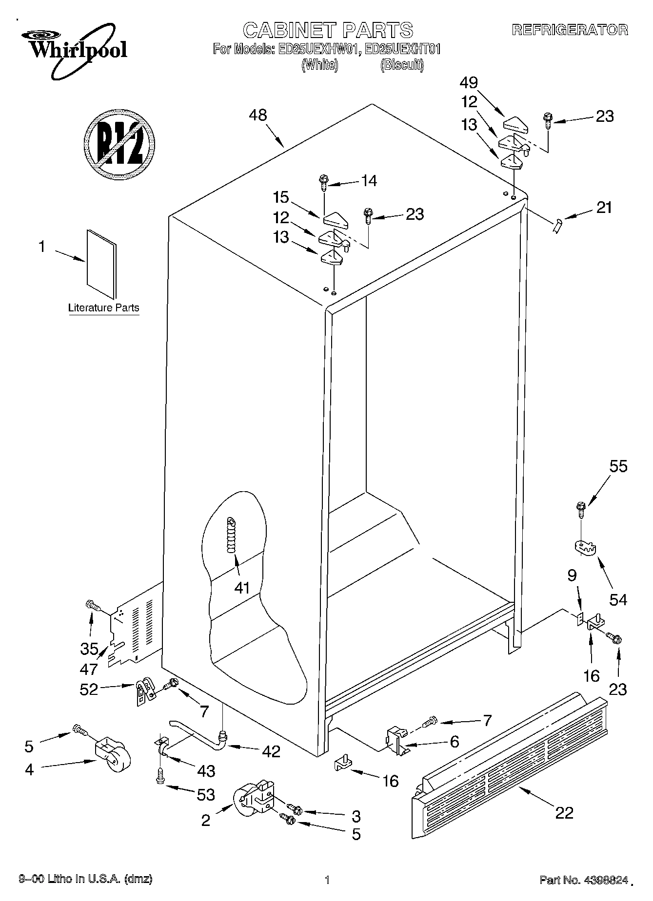 01 - CABINET, LITERATURE