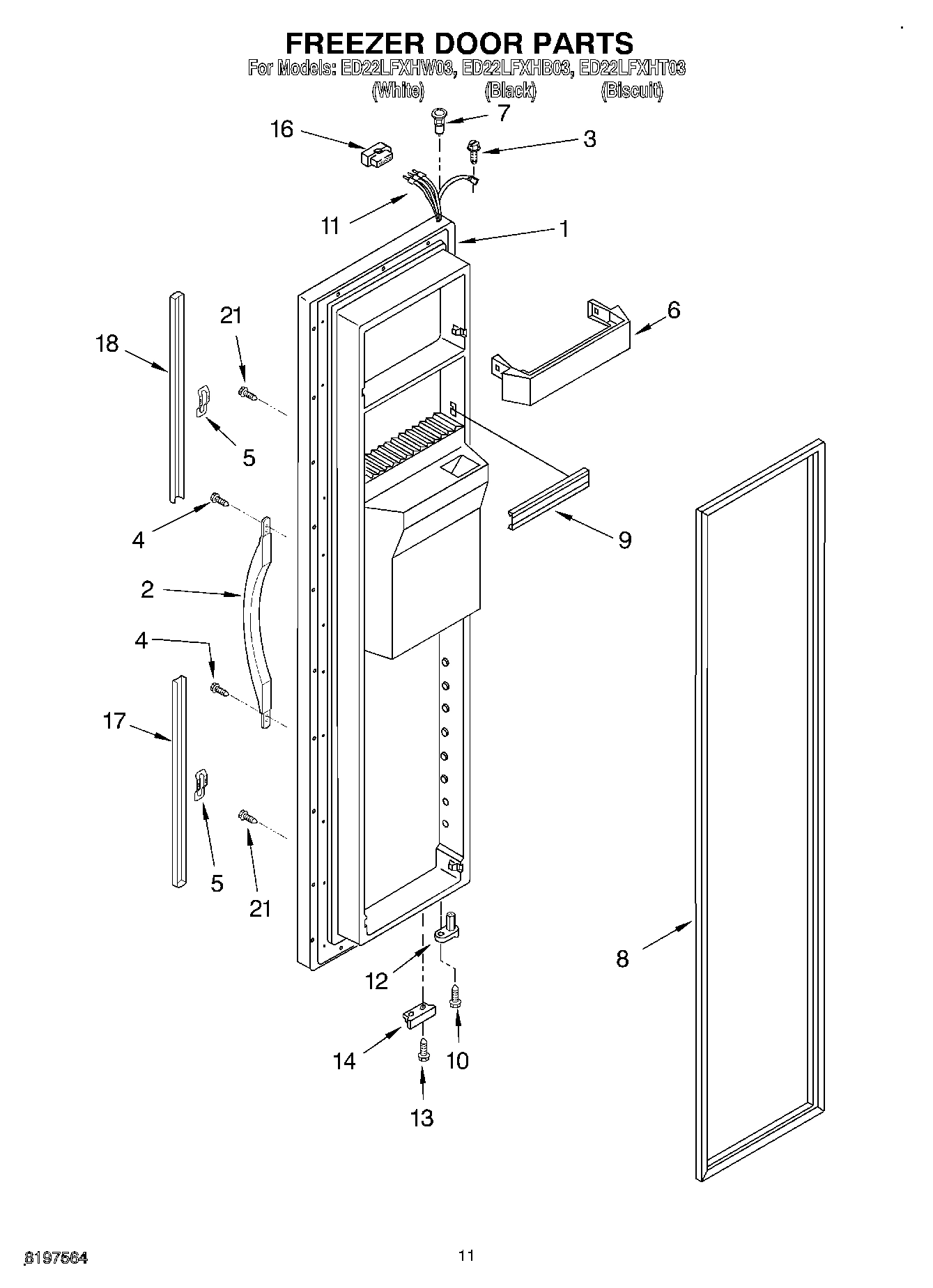 08 - FREEZER DOOR