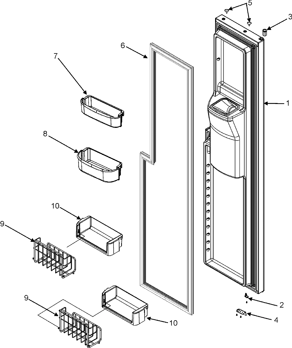09 - FREEZER DOOR